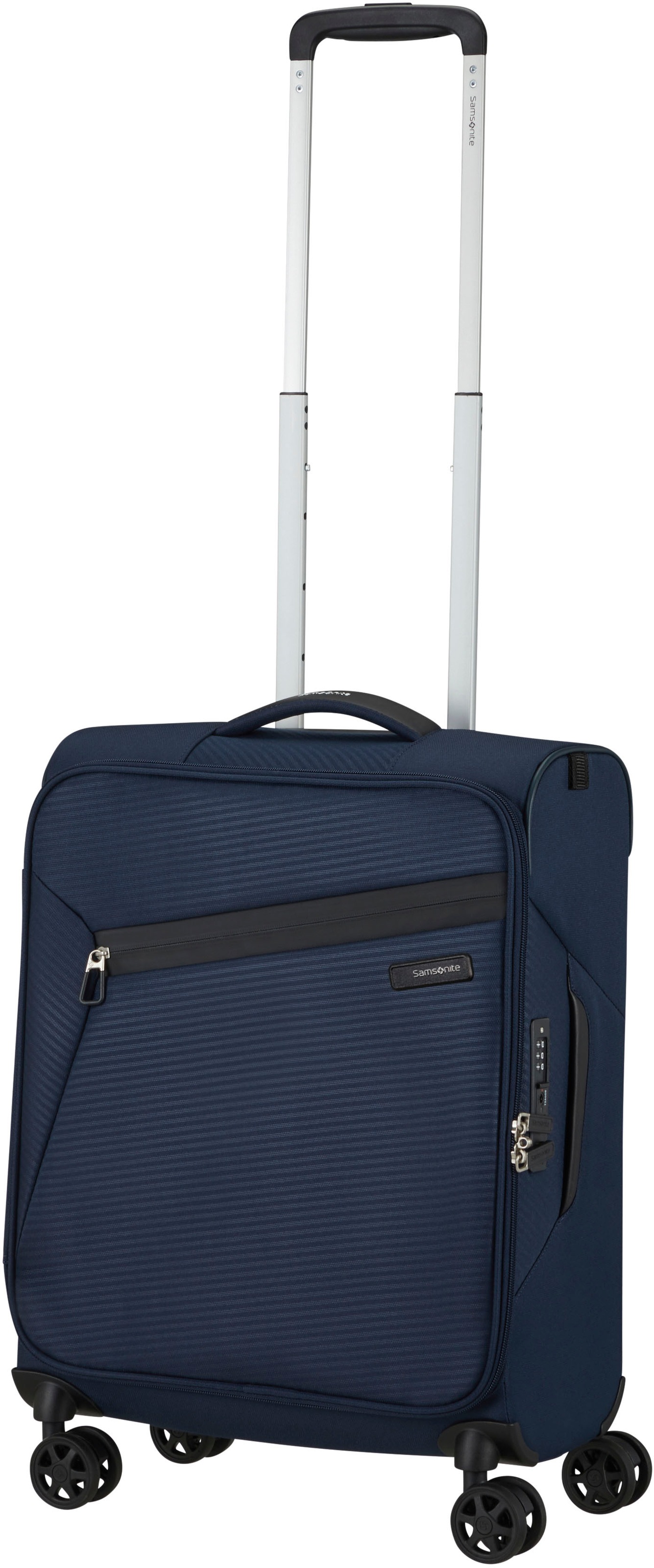 Samsonite Weichgepäck-Trolley »LITEBEAM, verschiedene Grössen und Farben«, 4 Rollen, Reisekoffer Aufgabegepäck Trolley Volumenerweiterung bei M/L