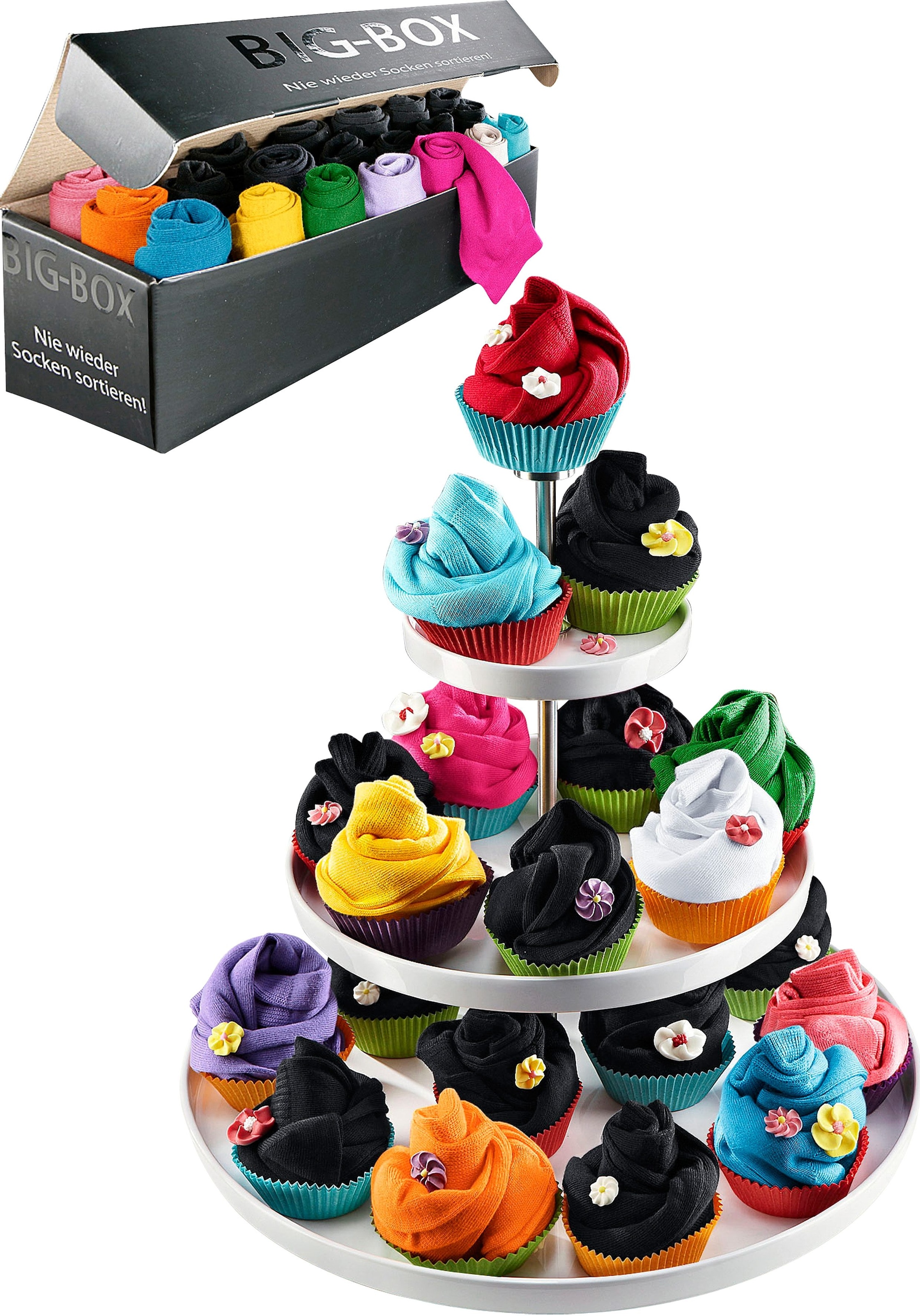 Go in Basicsocken, (Box, 20 Paar), in der grossen Big-Box