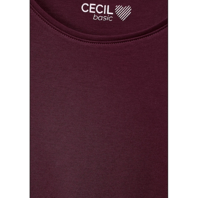 ♕ Cecil T-Shirt, mit Rundhalsausschnitt versandkostenfrei auf