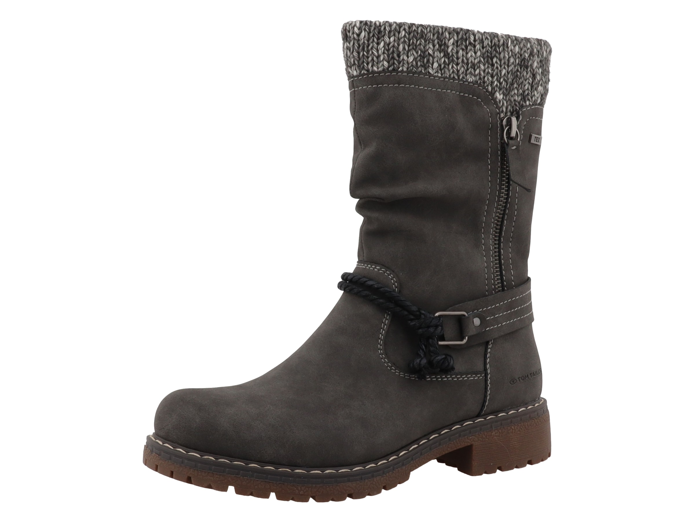 Image of TOM TAILOR Stiefel, Blockabsatz, Kurzstiefel in Bequemweite G (= weit)