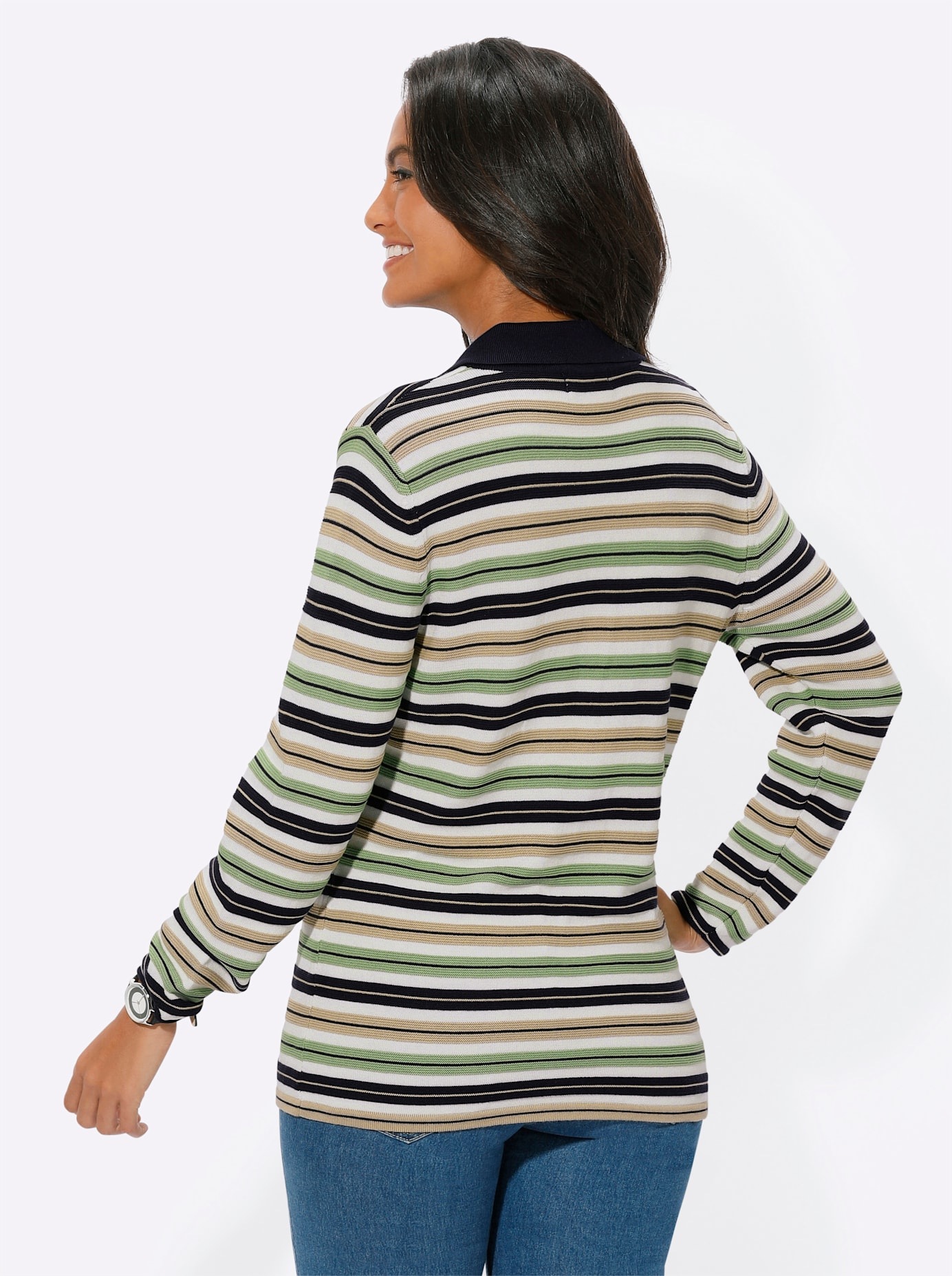 Casual Looks Polokragenpullover »Polopullover«