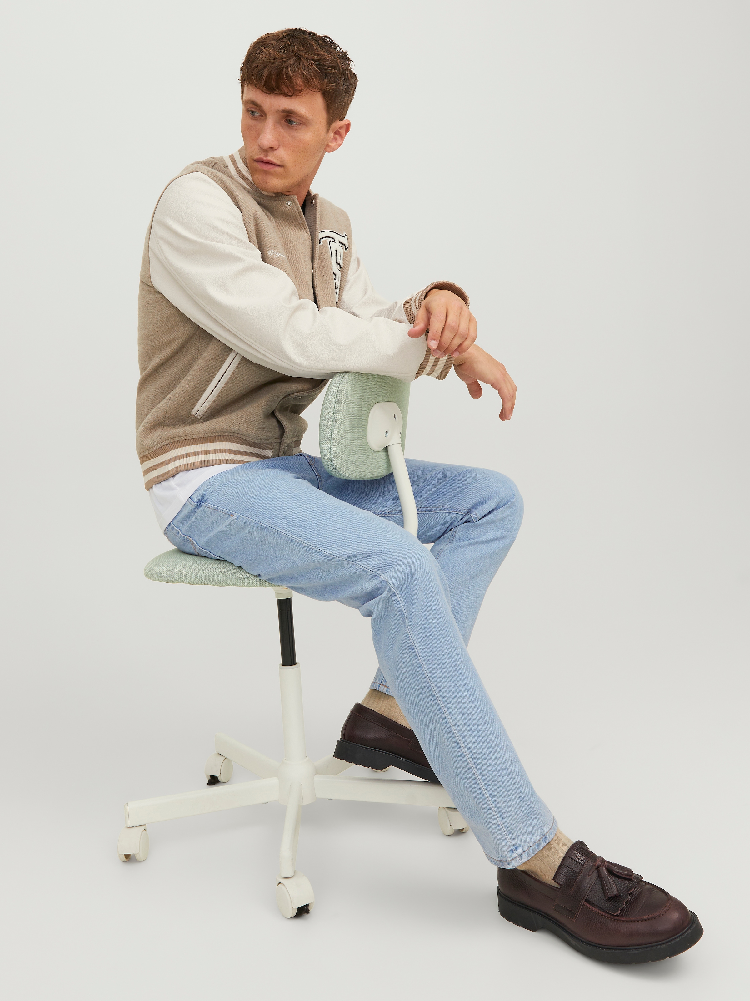 Jack & Jones Jeans loose fit »JJICHRIS JJORIGINAL SQ 738 NOOS« mit Faded-Effekten