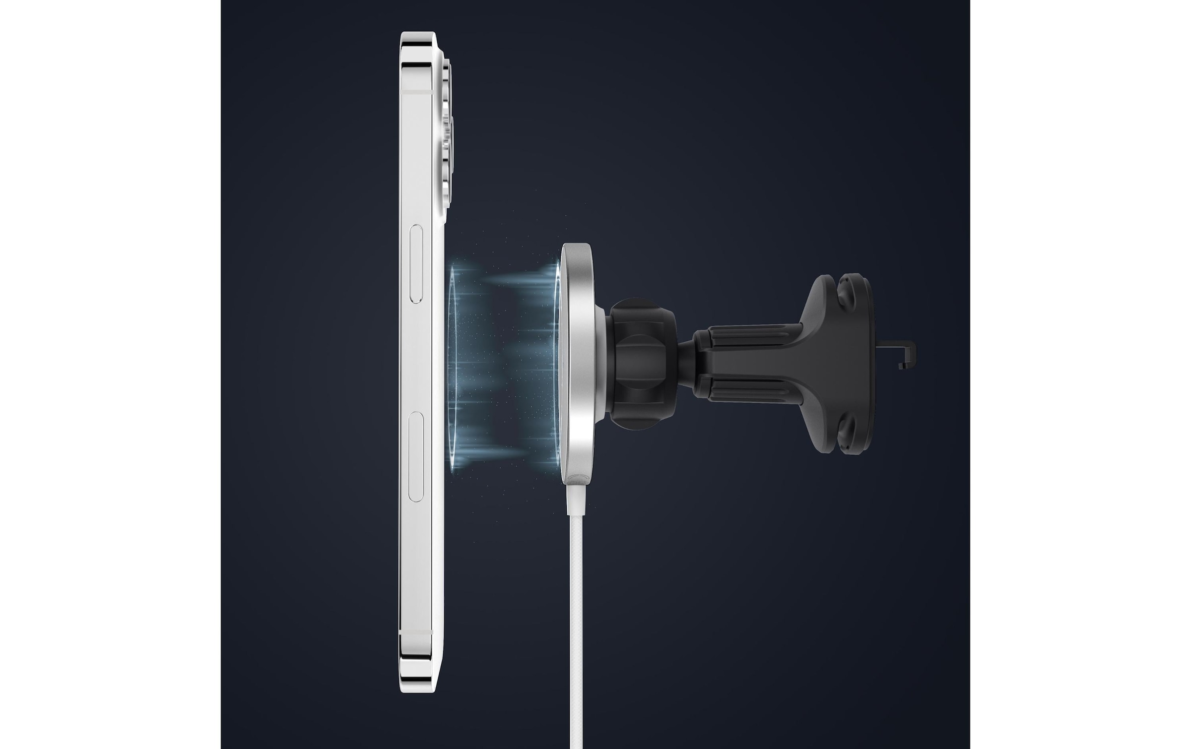 VONMÄHLEN Wireless Charger »Aura Car Charger White«