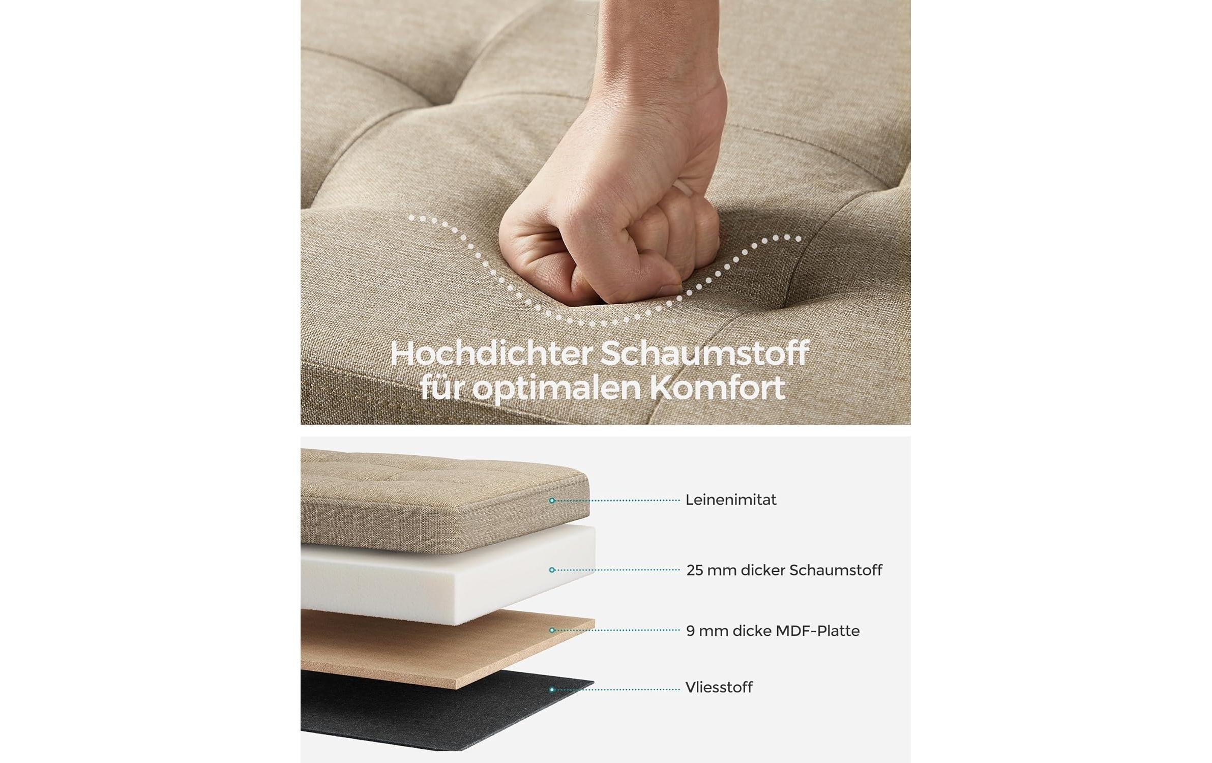 SONGMICS Coffre-siège »Ottomane«