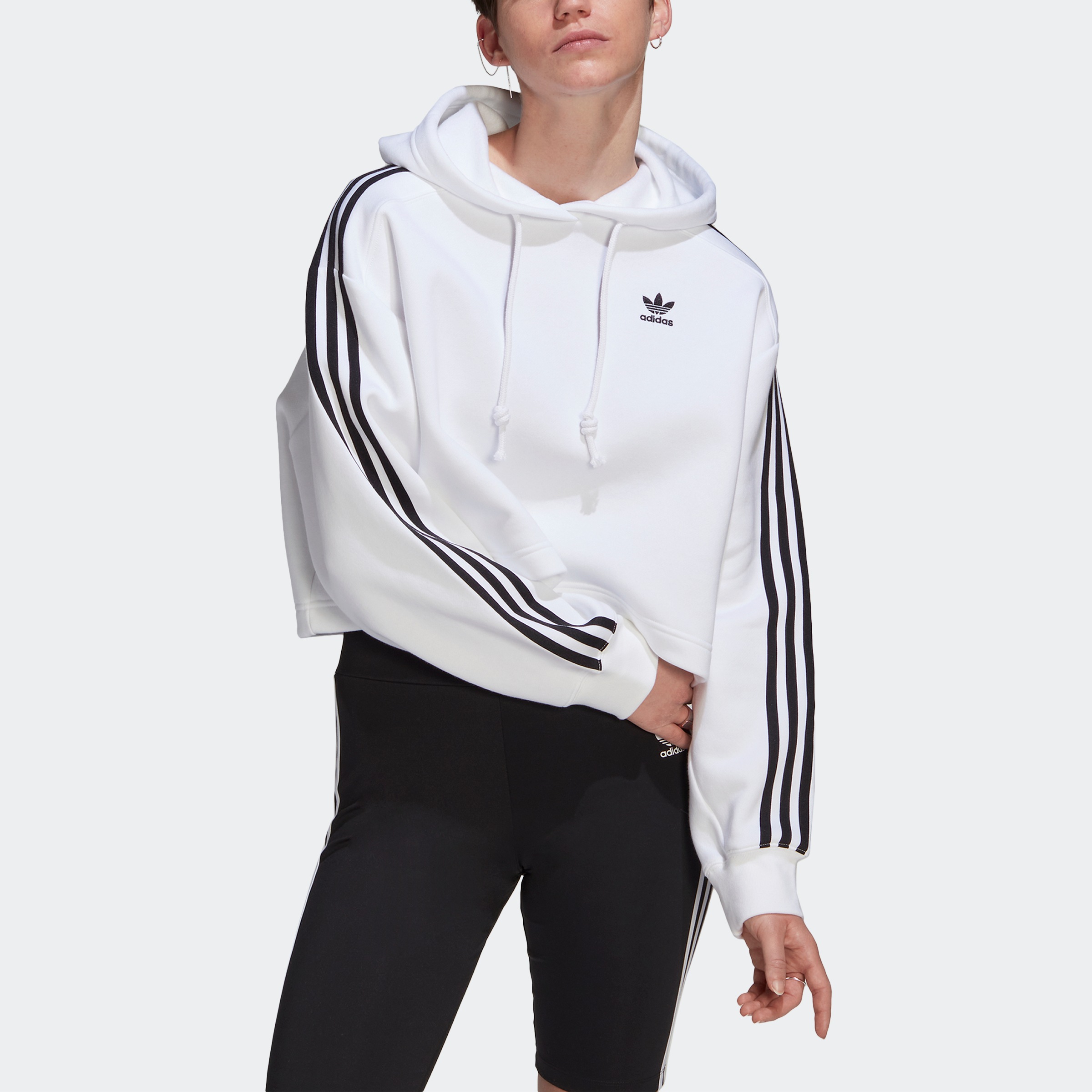 Image of adidas Originals Sweatshirt »ADICOLOR CLASSICS CROP HOODIE« bei Ackermann Versand Schweiz