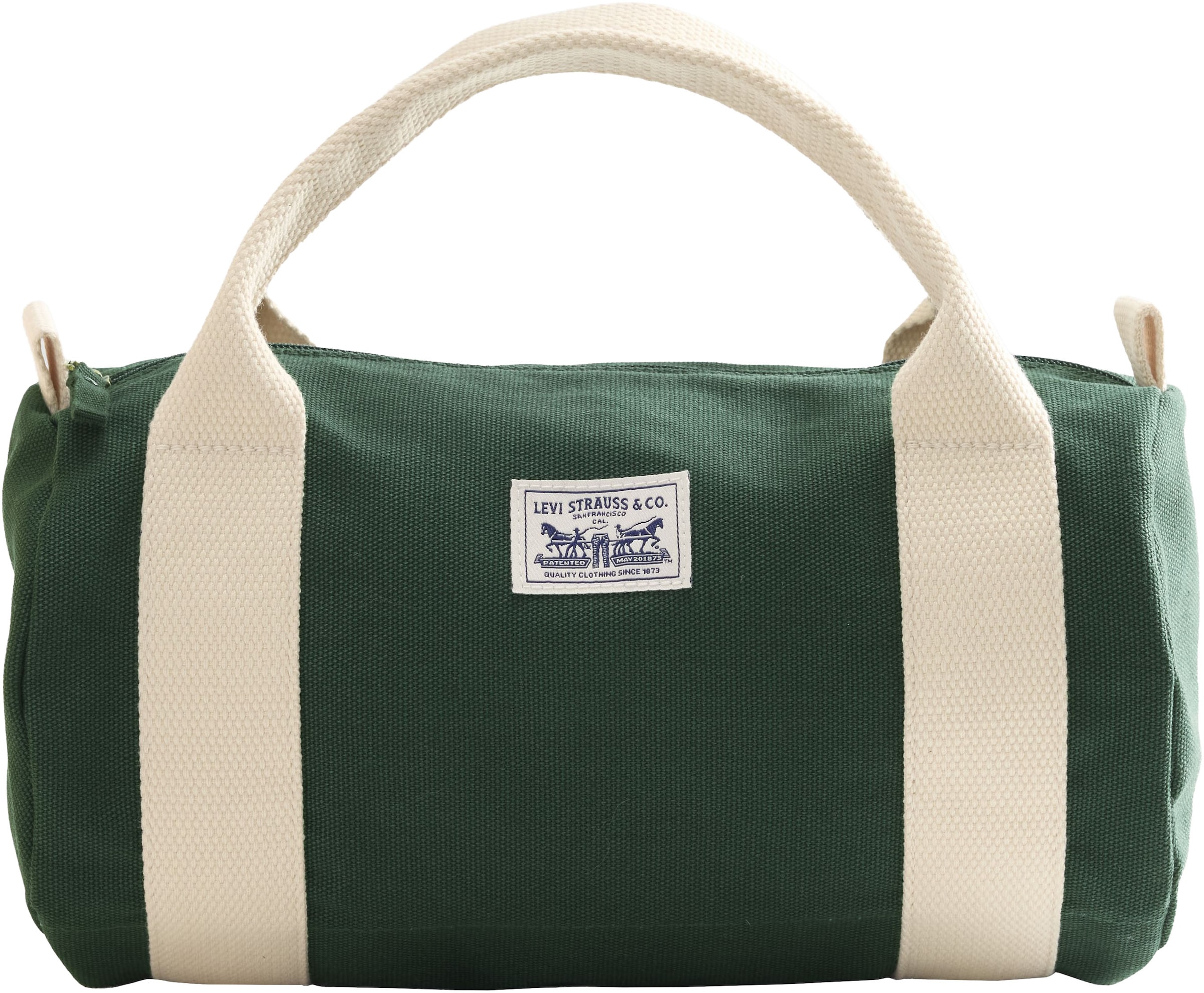 Image of Levis Beuteltasche "HARLEY SMALL BARREL" Canvas-Tasche mit Kontrast-Details und Logo-Badge