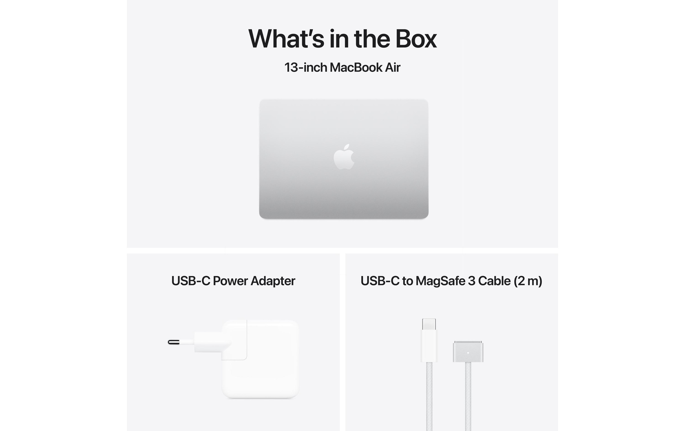 Apple Notebook »Air 13 2025 M4 10C GPU / 16 GB / 512 GB Silberfarben«