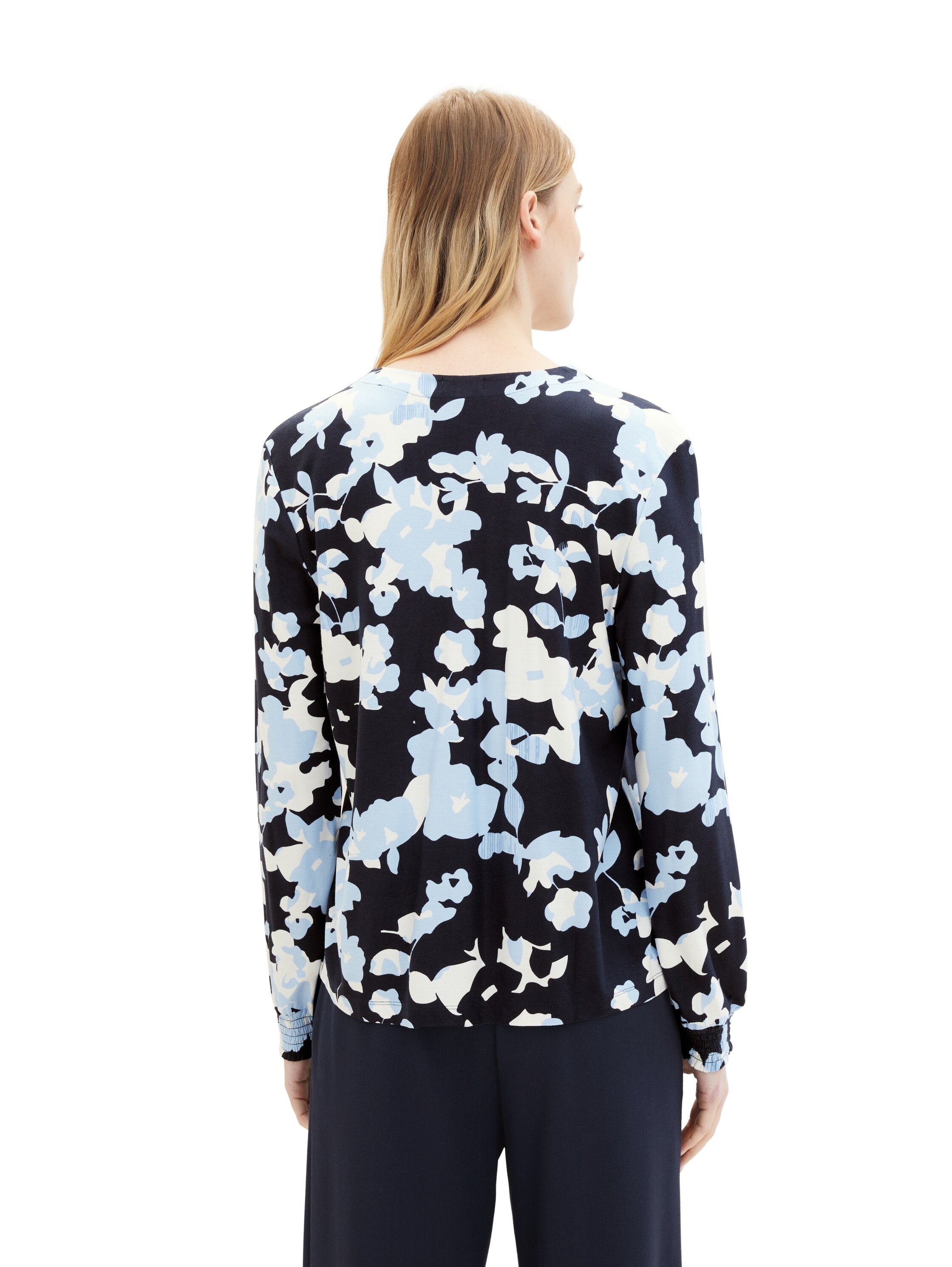 TOM TAILOR Blusenshirt, mit Allover-Print