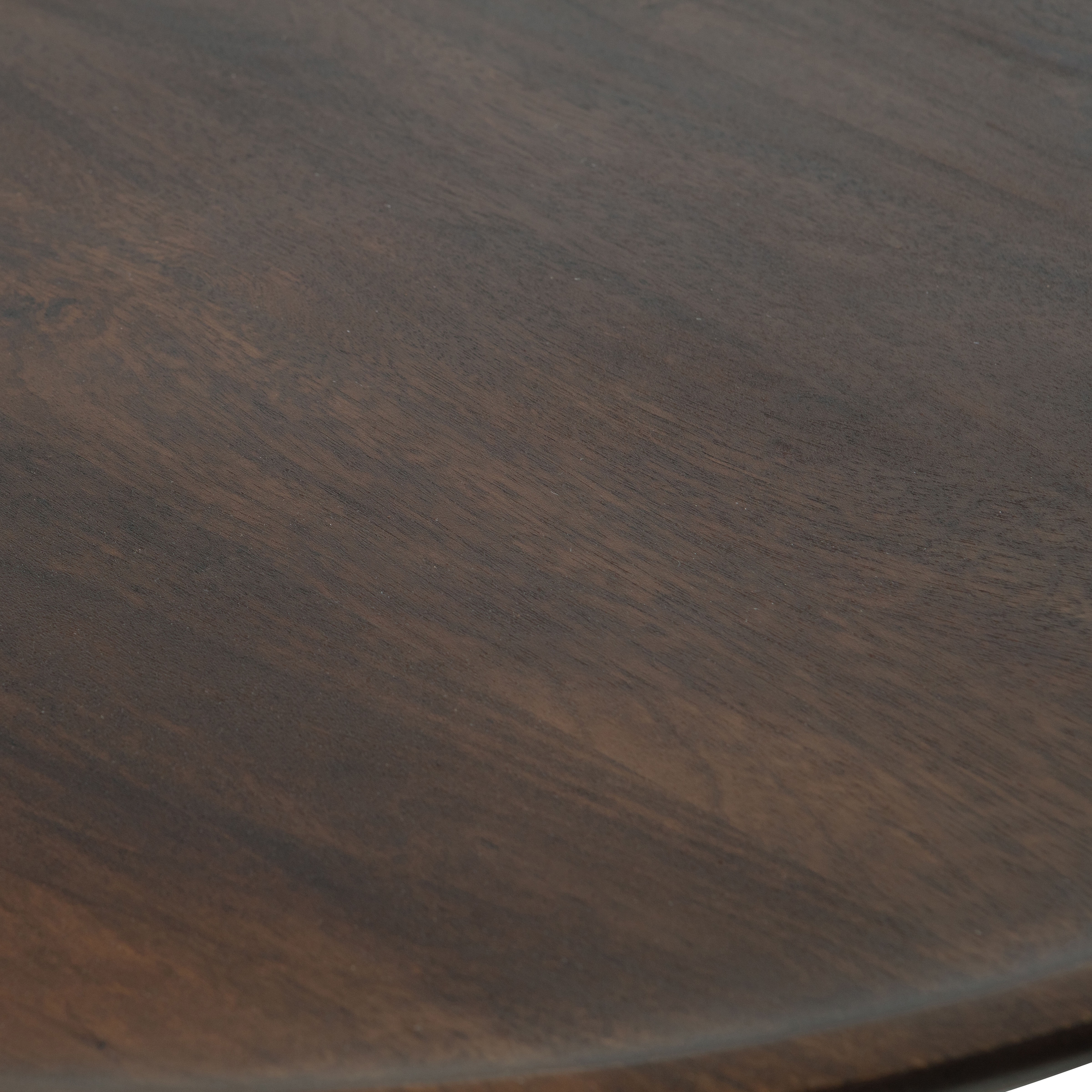 WOOOD Couchtisch »Coffee A Gogo mit Massivmangoholz und bauchigem Standfuss Ø 90 x 40 cm« Tischblattdicke 4 cm, umlaufender Randerhöhung, Tragkraft 15 kg