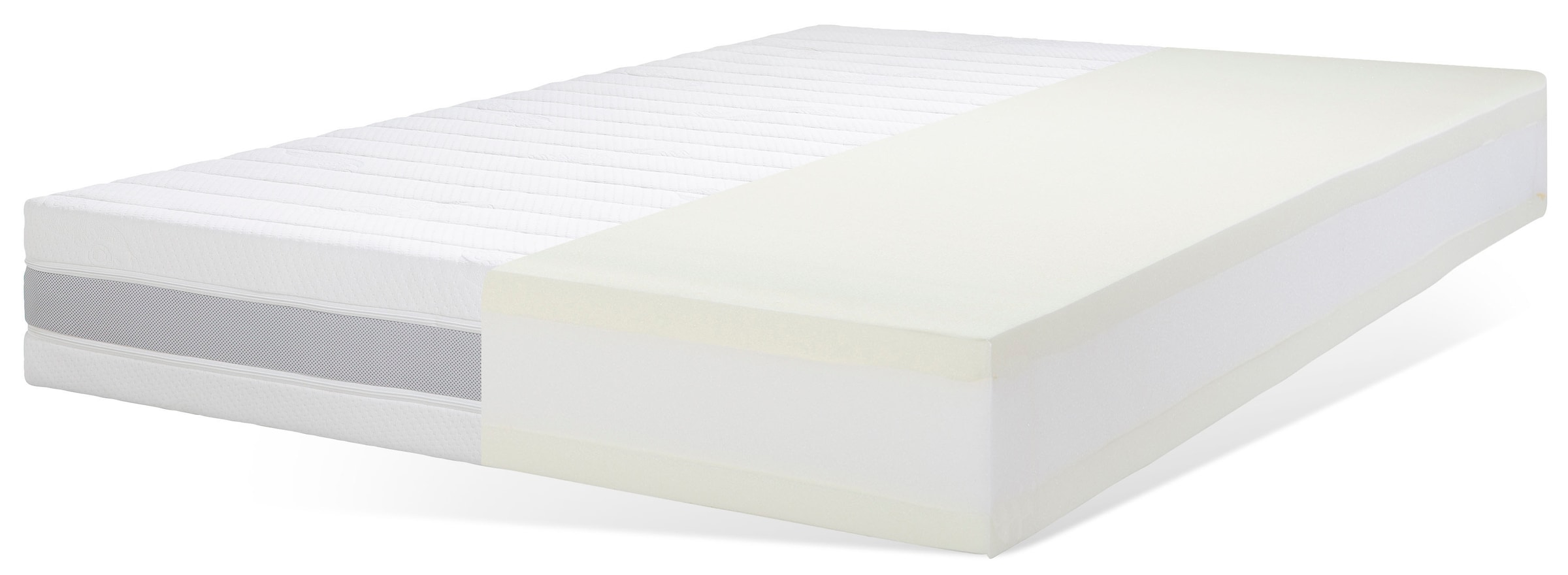 Image of Malie Taschenfederkernmatratze »Königin«, 24 cm hoch, 1000 Federn, (1 St.), Federkern Matratze mit Luxushöhe und 7-Zonen, Topseller-Matratze von Malie, zusätzlich werden drei Härtegrade und fünf unterschiedliche Matratzenbezüge angeboten bei Ackermann Ver