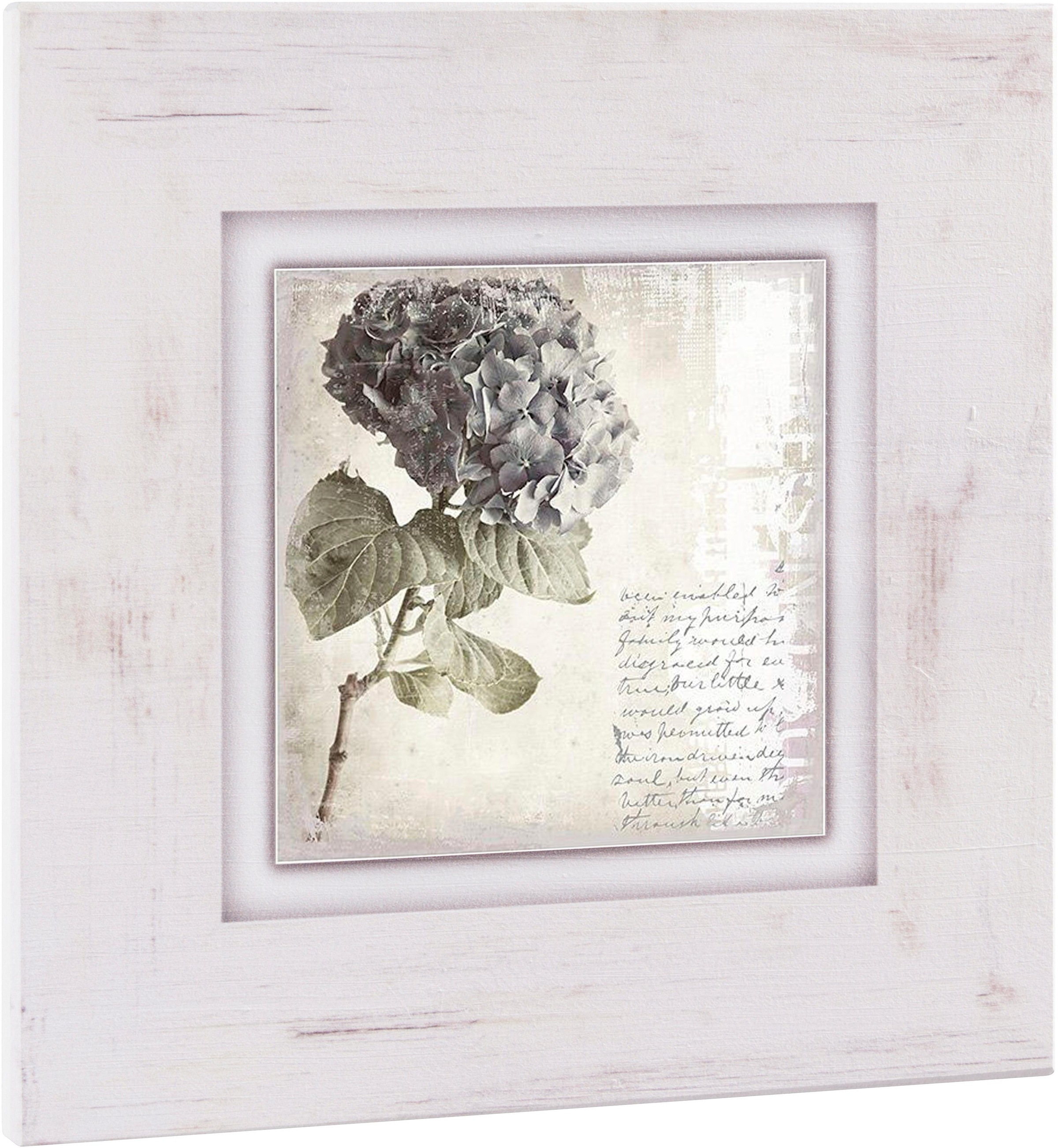 Image of Home affaire Holzbild »Lila Blume«, 40/40 cm bei Ackermann Versand Schweiz