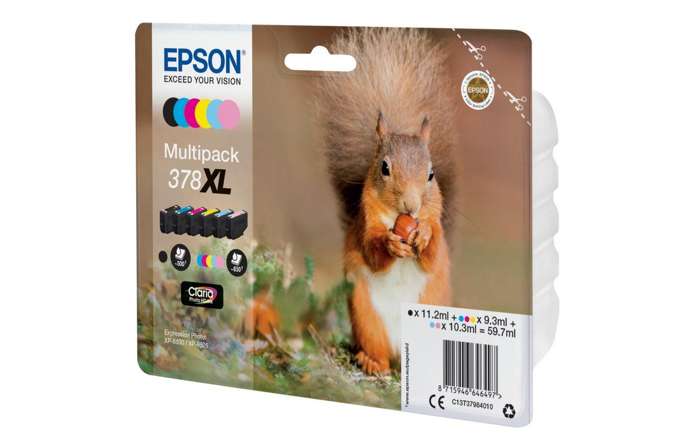 Epson Tintenpatrone »378 XL / C13T37984010«, (6 St.)