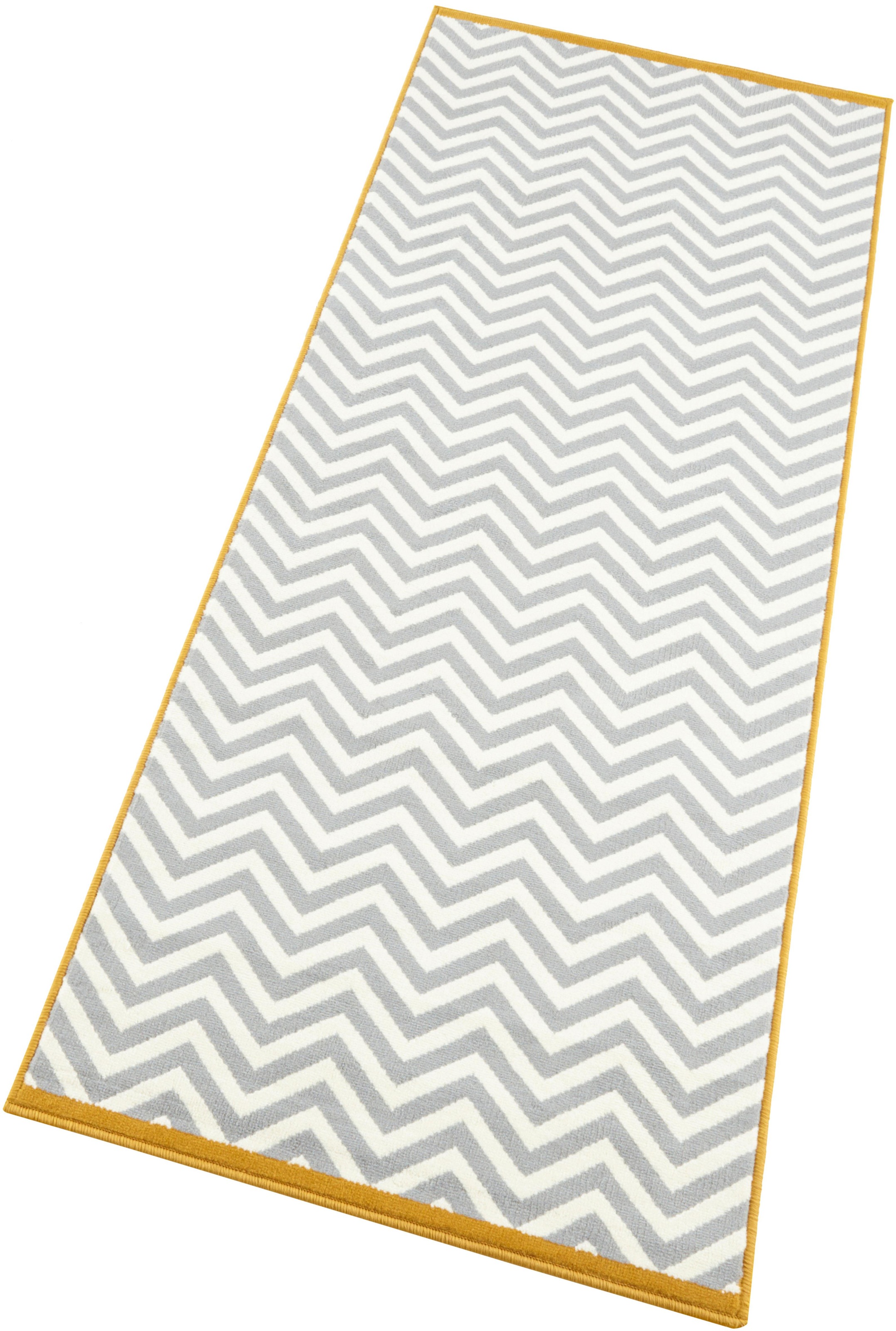 Image of HANSE Home Läufer »Meridian«, rechteckig, 9 mm Höhe, Kurzflor, Zickzack Muster, farblich angepasste Kettelung, Wohnzimmer, Schlafzimmer, Arbeitszimmer, Robust, Pflegeleicht bei Ackermann Versand Schweiz