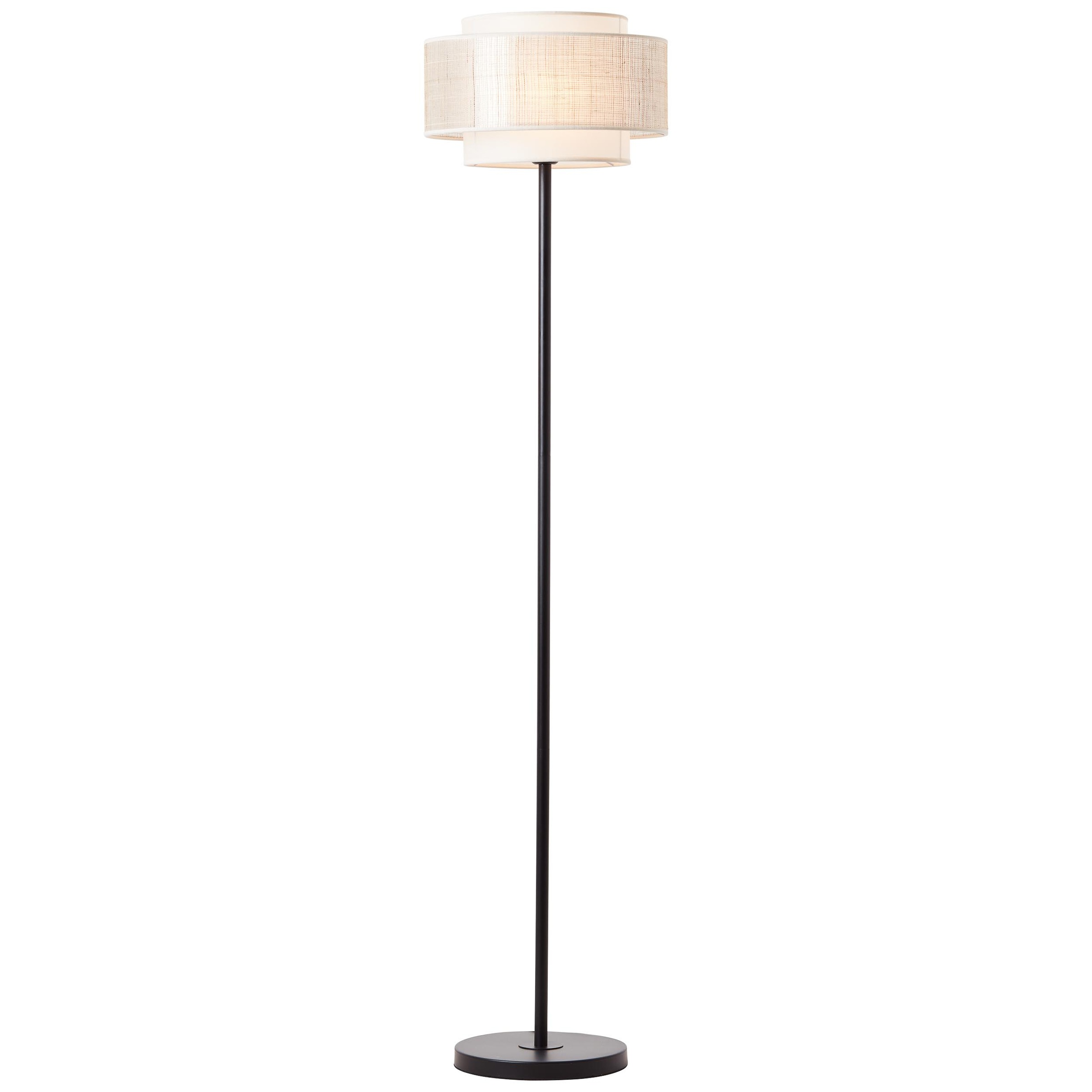 Brilliant Stehlampe »Odar« E27 1 Stehlampe 1flg schwarz/beige