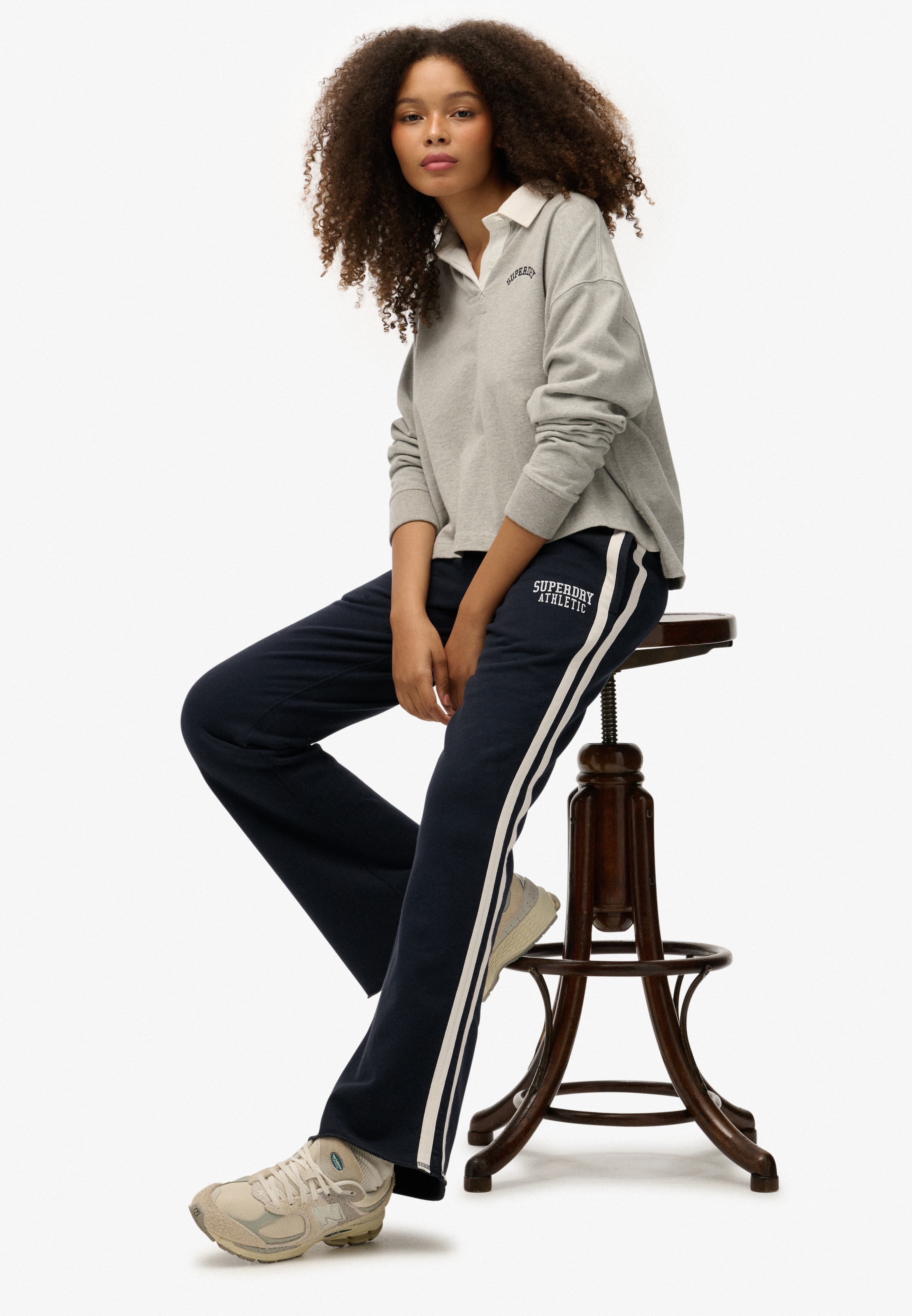 Superdry Pantalon sweat »ATHLETIC STRIPE FLARE JOGGER«