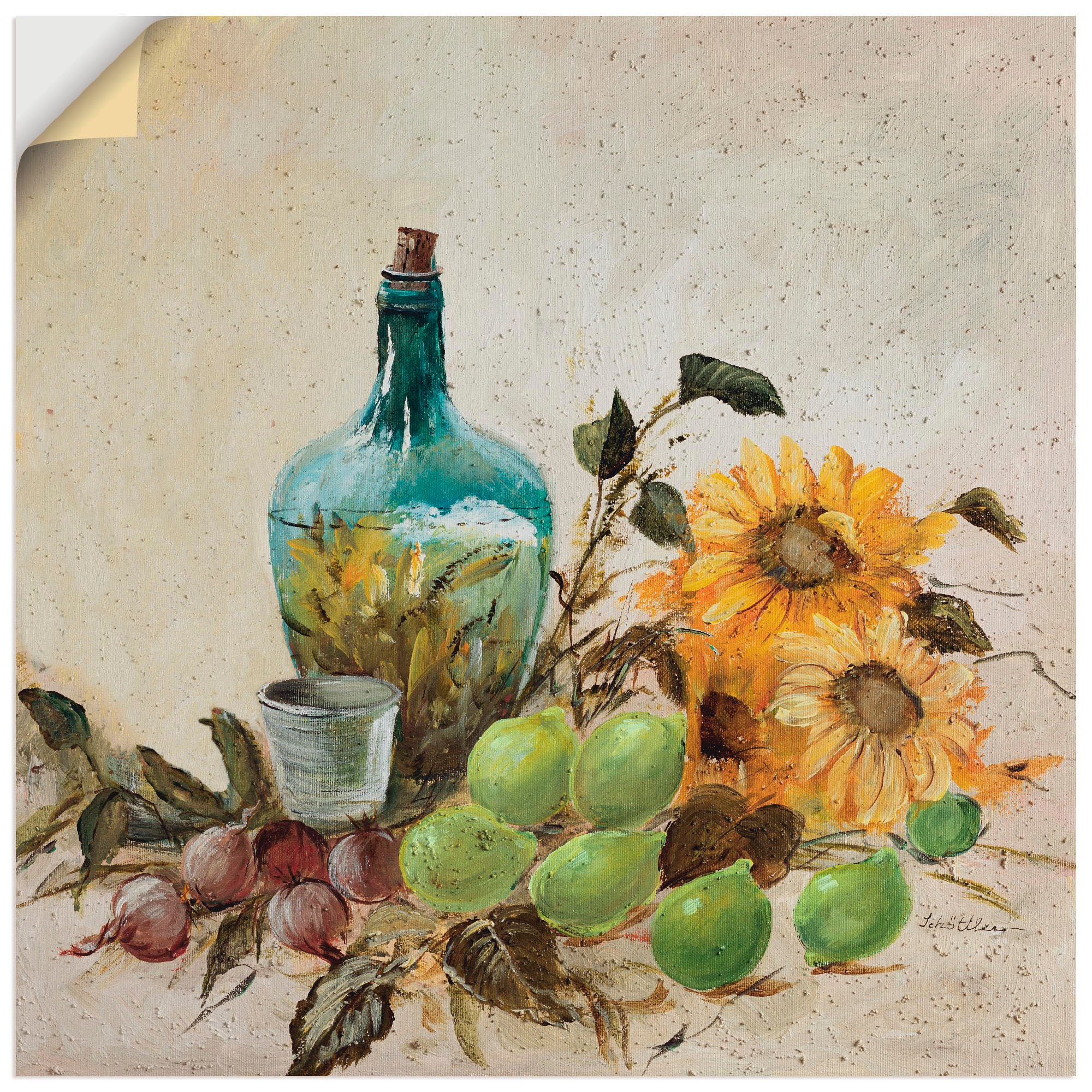 Image of Artland Wandbild »Mediterrane Komposition II«, Arrangements, (1 St.), in vielen Grössen & Produktarten -Leinwandbild, Poster, Wandaufkleber / Wandtattoo auch für Badezimmer geeignet bei Ackermann Versand Schweiz