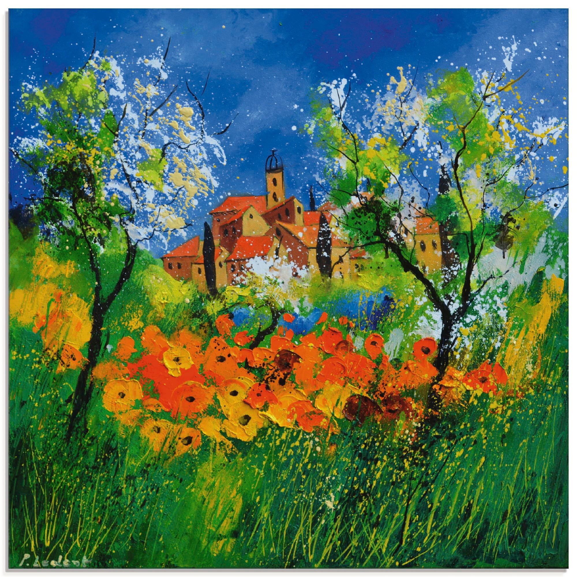Image of Artland Glasbild »Provence«, Garten, (1 St.) bei Ackermann Versand Schweiz