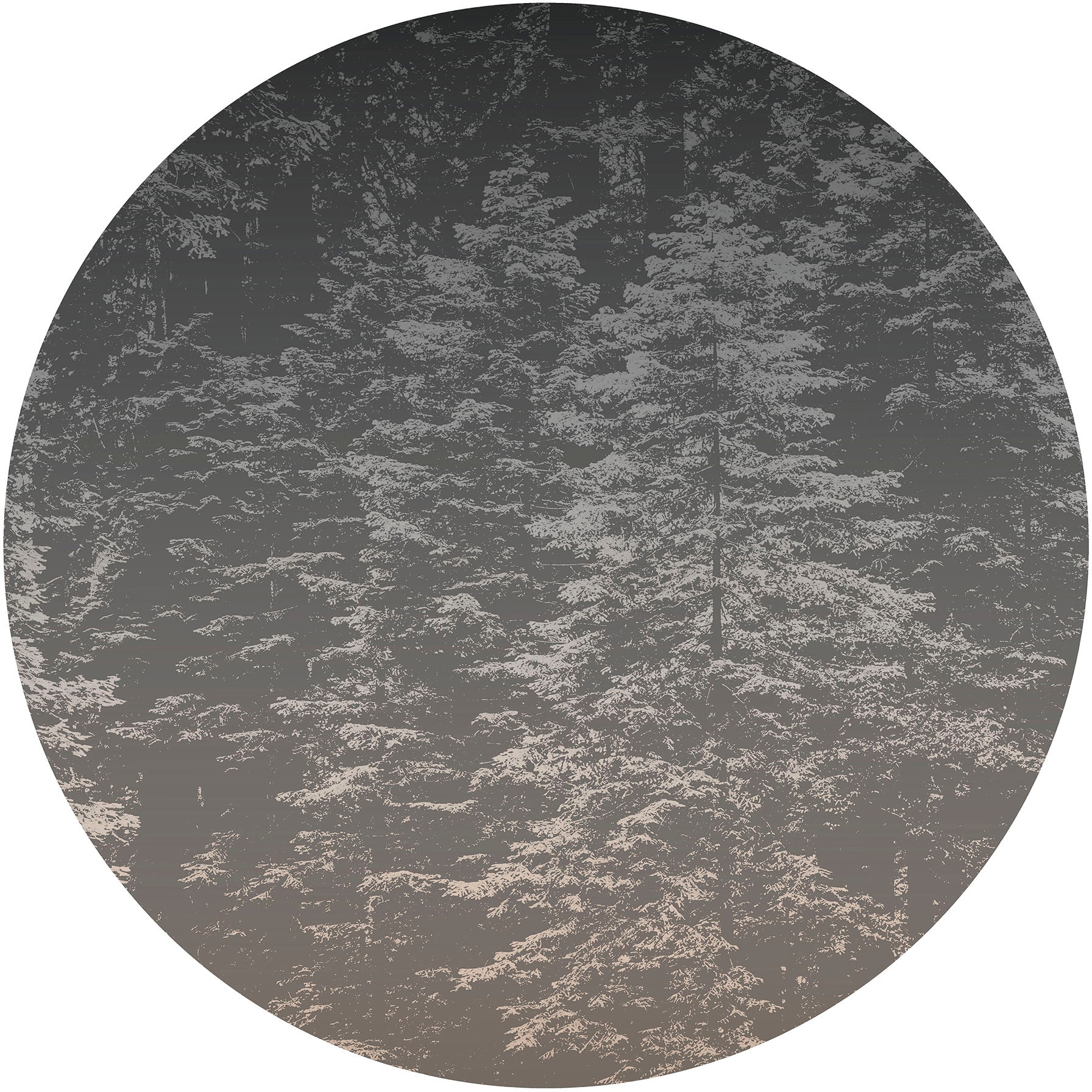 Fashion for walls Papier peint photo »Hazy Pines« entretenu | floral Phthalate frei