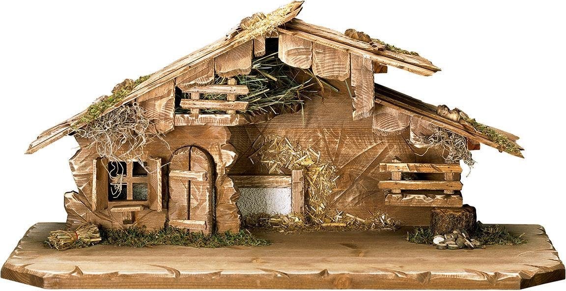 hochwertige Weihnachtsdeko«, ULPE Handarbeit, Krippe »Südtirol, Holzschnitzkunst WOODART