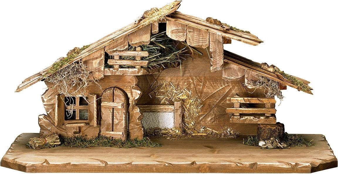 ULPE WOODART Krippe »Südtirol, Weihnachtsdeko«, Handarbeit, hochwertige Holzschnitzkunst