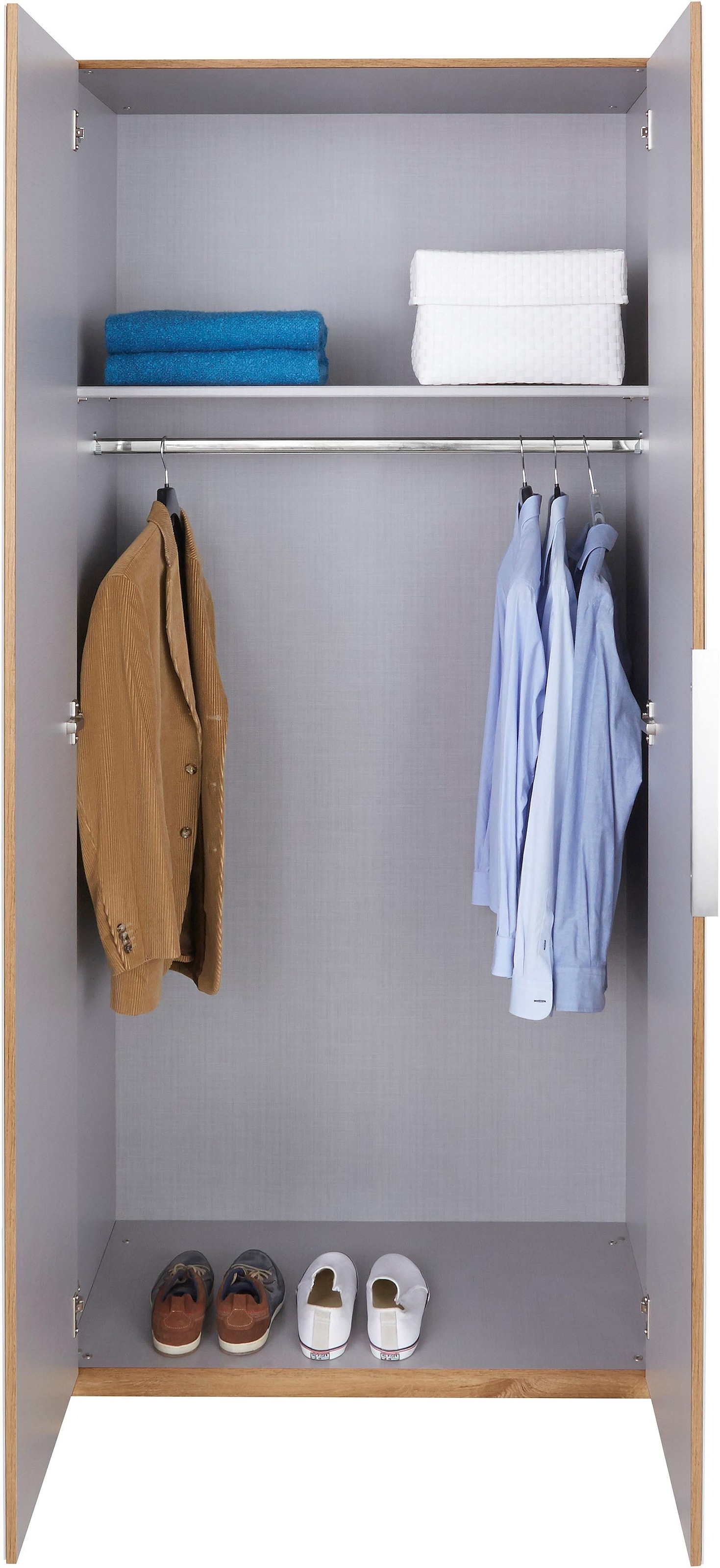 Wimex Armoires à vêtements »Level by fresh to go« Türen vollflächig mit farbigem Glas