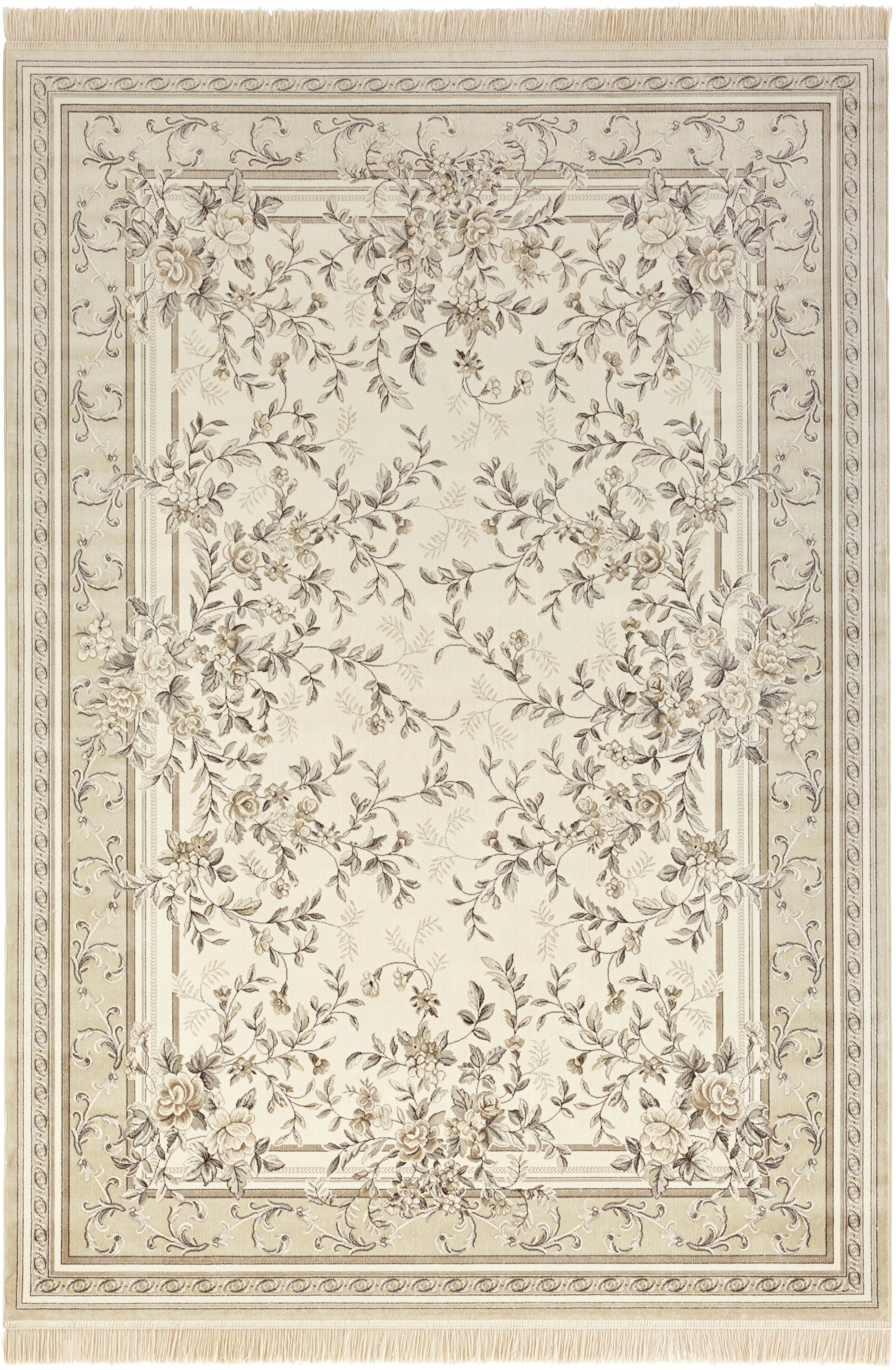 HANSE Home Teppich »Antik Flowers« rechteckig 5 mm Höhe Orientalisch mit Fransen, Orient, Wohnzimmer, Schlafzimmer, Esszimmer