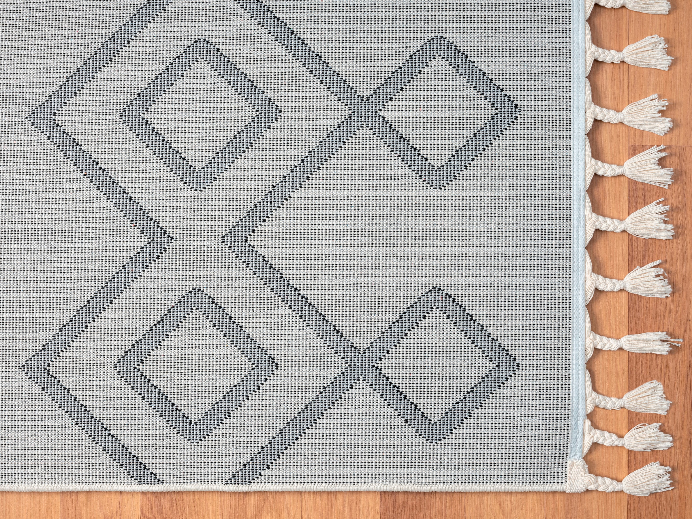 Myflair Möbel & Accessoires Hochflor-Teppich »Moroccan Mural« rechteckig 24 mm Höhe modern, marokkanisches Design, flauschig weich, mit Fransen