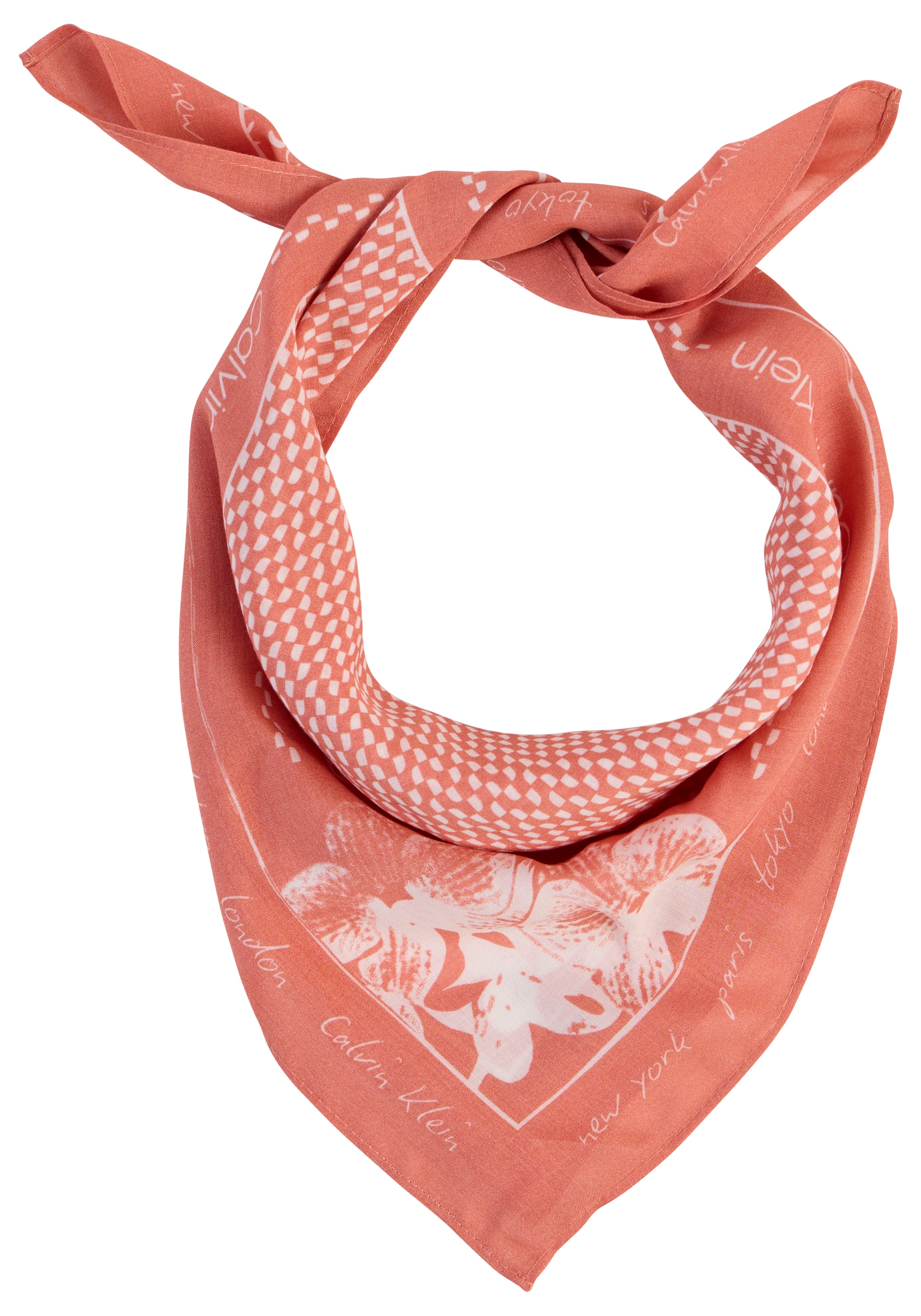 Calvin Klein Modetuch »GRAPHIC PRINT BANDANA« Onesize mit Muster