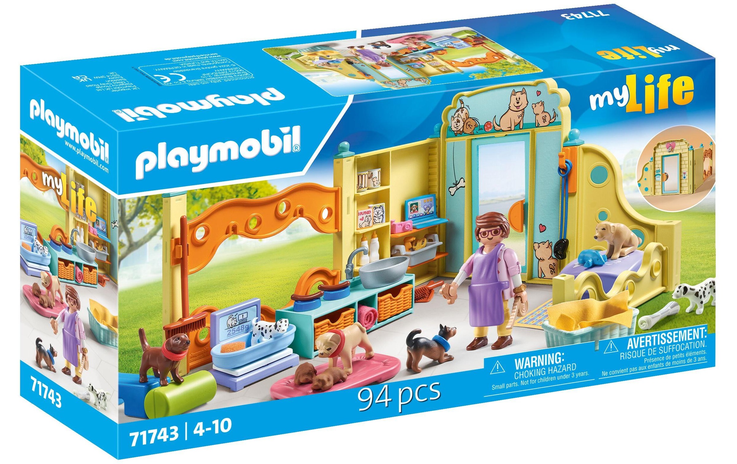 Image of Playmobil Spielbausteine "My Life Welpenhaus 71743"