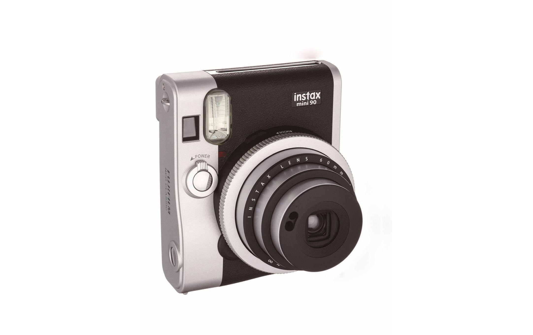 FUJIFILM Sofortbildkamera »Instax Mini 90 Neo classic Silberfarben Schwarz«