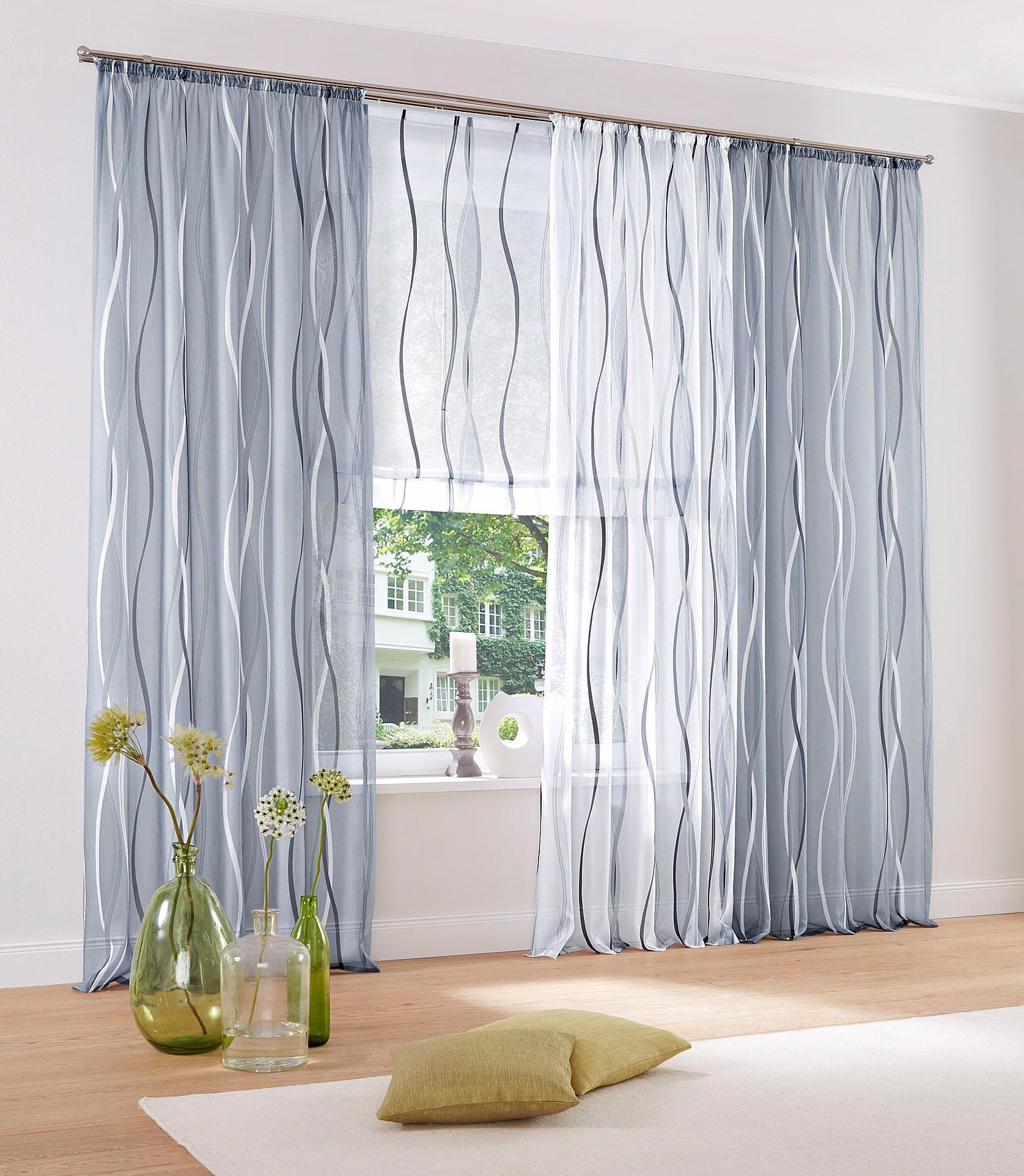 (2 St.), my »Dimona«, günstig Gardine Polyester transparent, kaufen 2er-Set, home Voile,