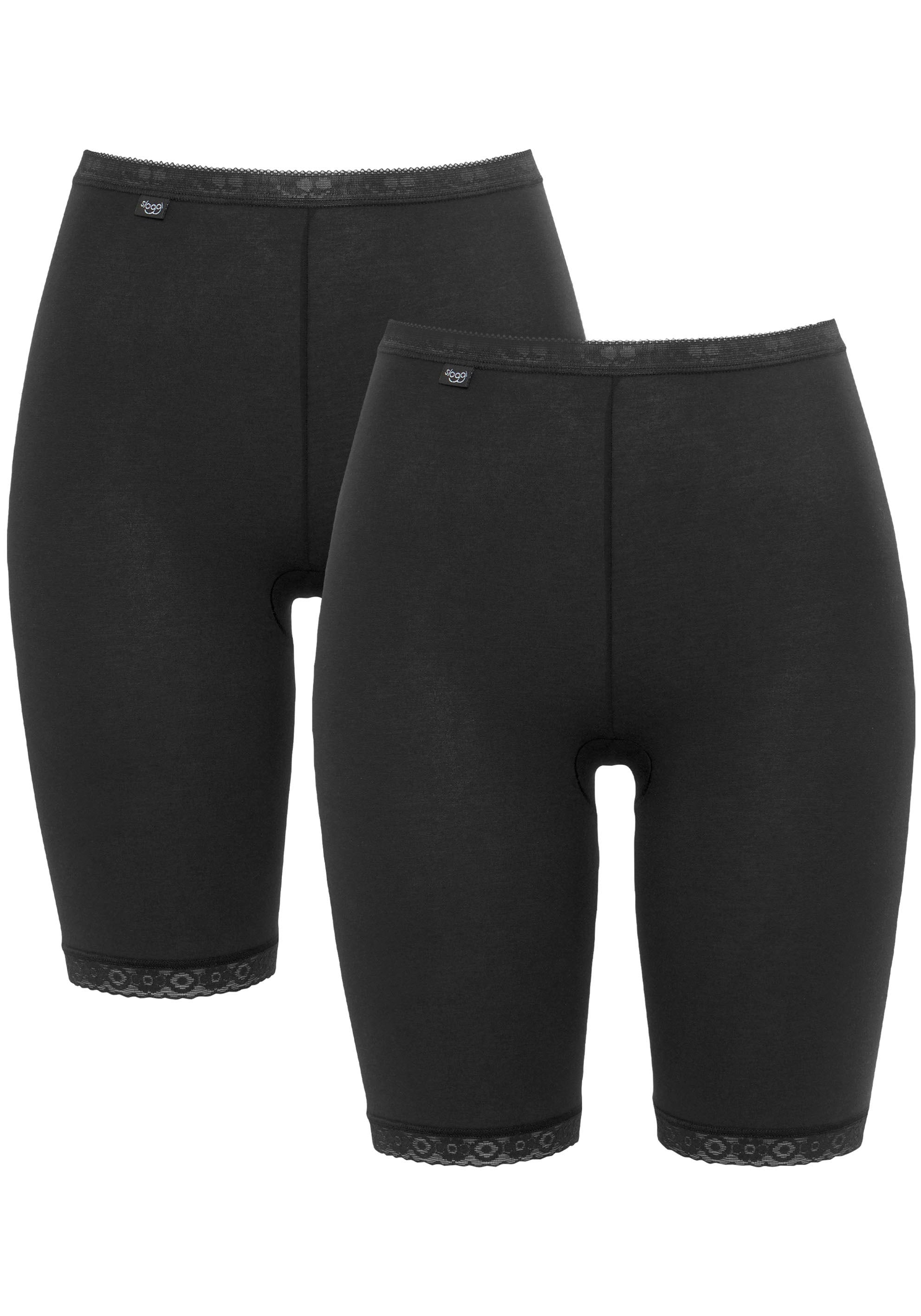 Acheter Sloggi Lange Unterhose »Basic 2 Long-Pants (Packung, mit St.), en +«, Spitzenbesatz ligne