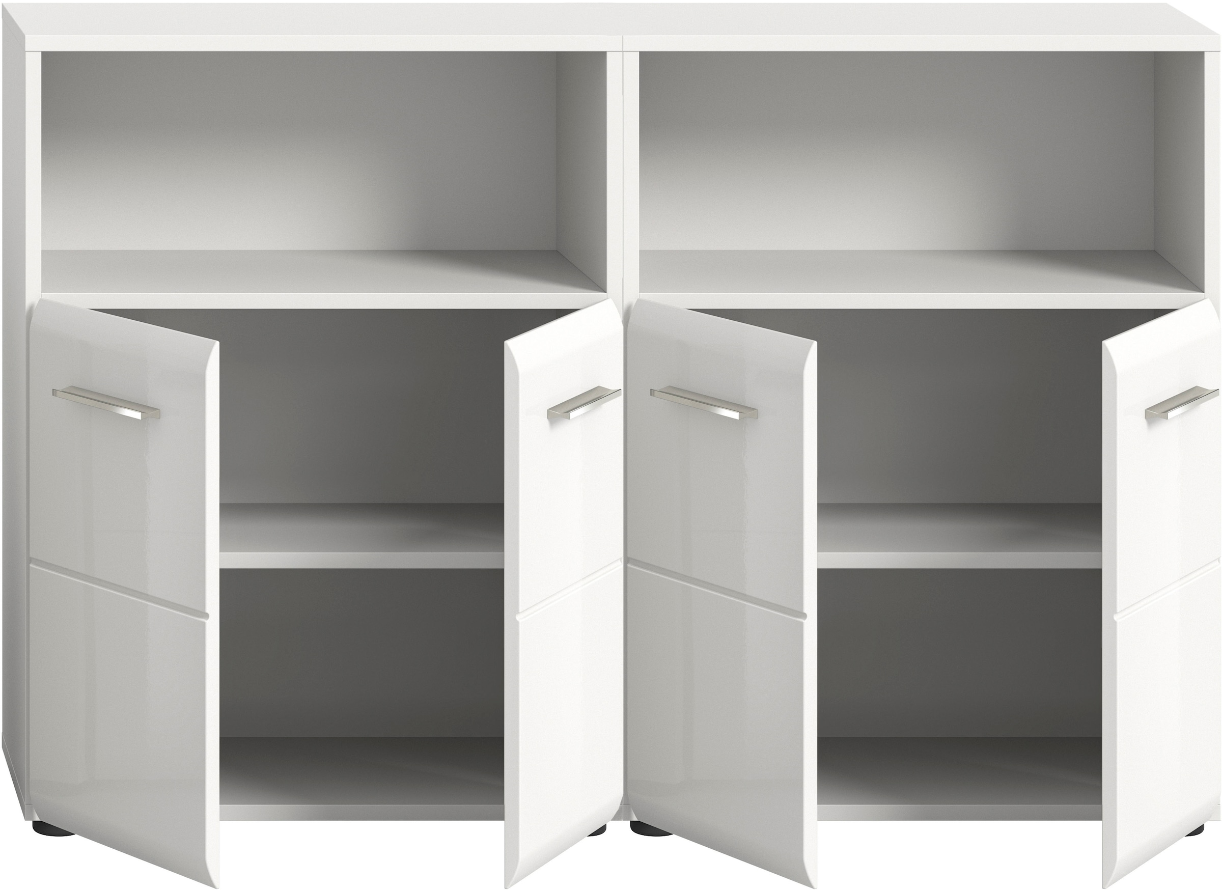 INOSIGN Badmöbel-Set »FLORENZ, TOPSELLER!, 2-teilige Badkombination, hochwertige MDF-Front« Set, 2-teiliges Set bestehend aus: 2 Midischrank breit, 