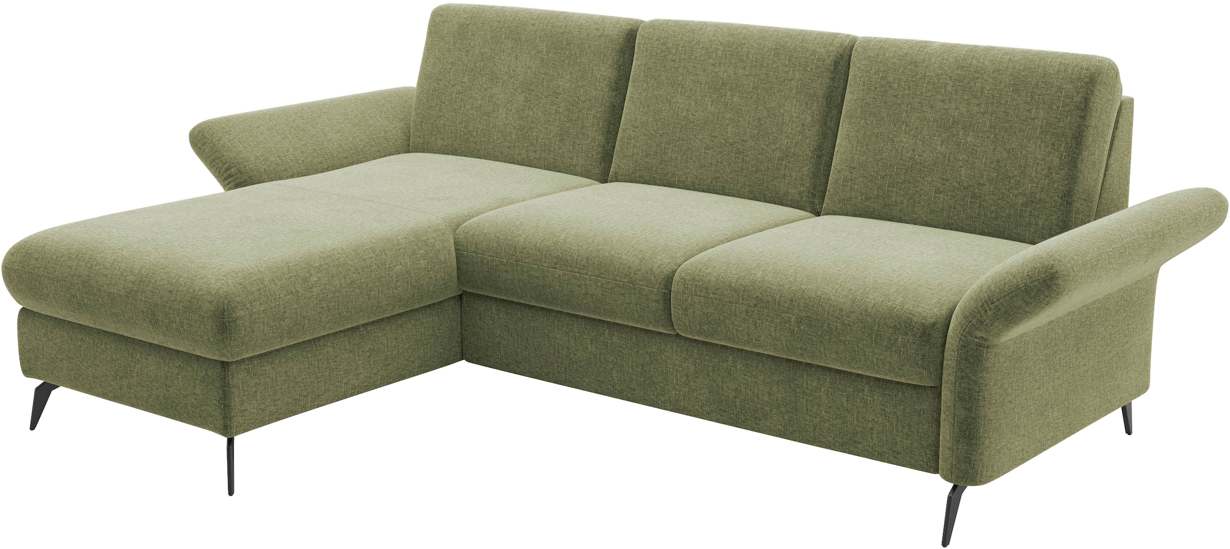 Home affaire Ecksofa »Rochelle«, optional: Armteilverstellung, klappbar, Bettkasen