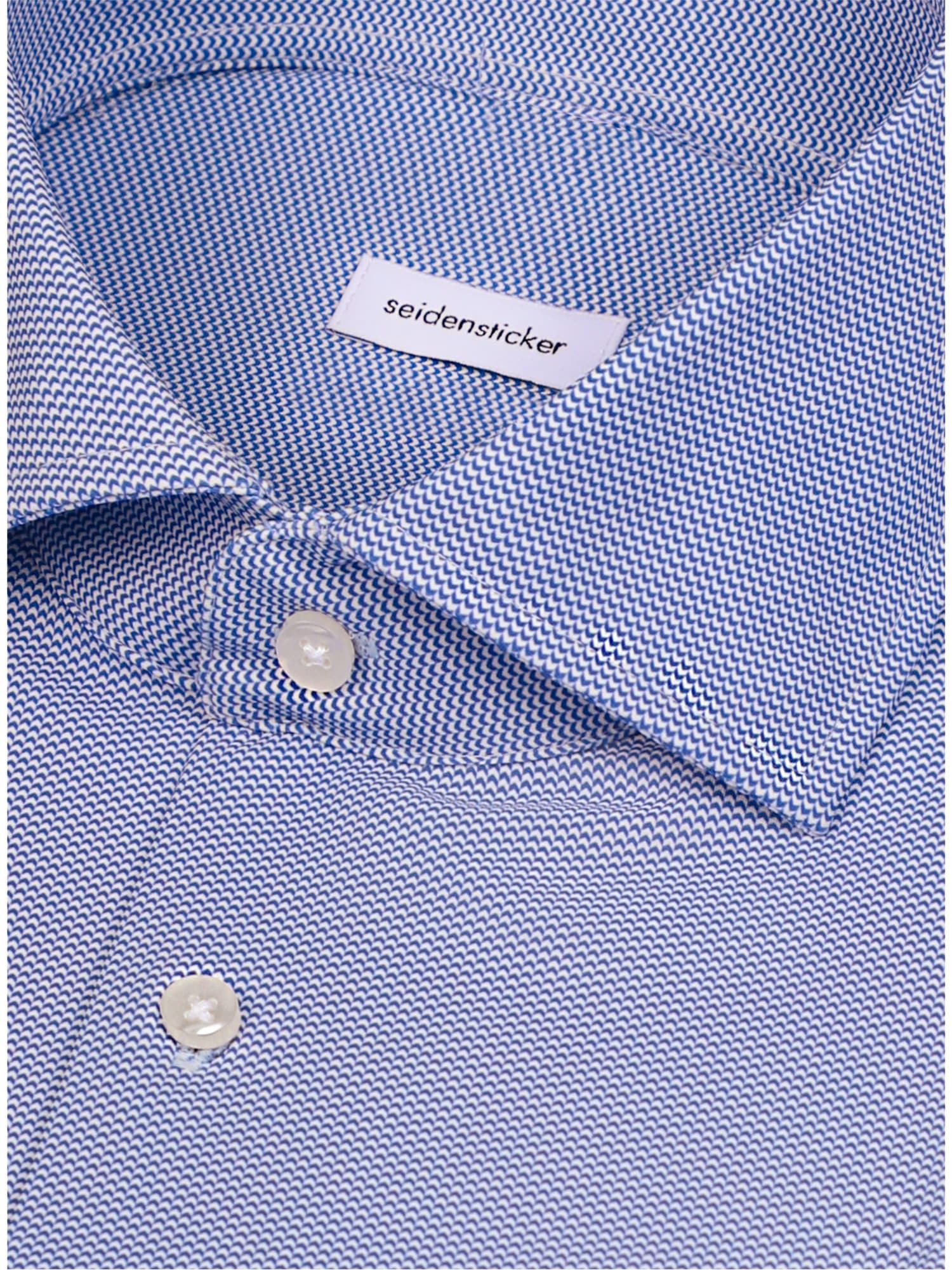 seidensticker Chemise d'affaires »Schwarze Rose« Slim 1/1 Kentkragen Druck