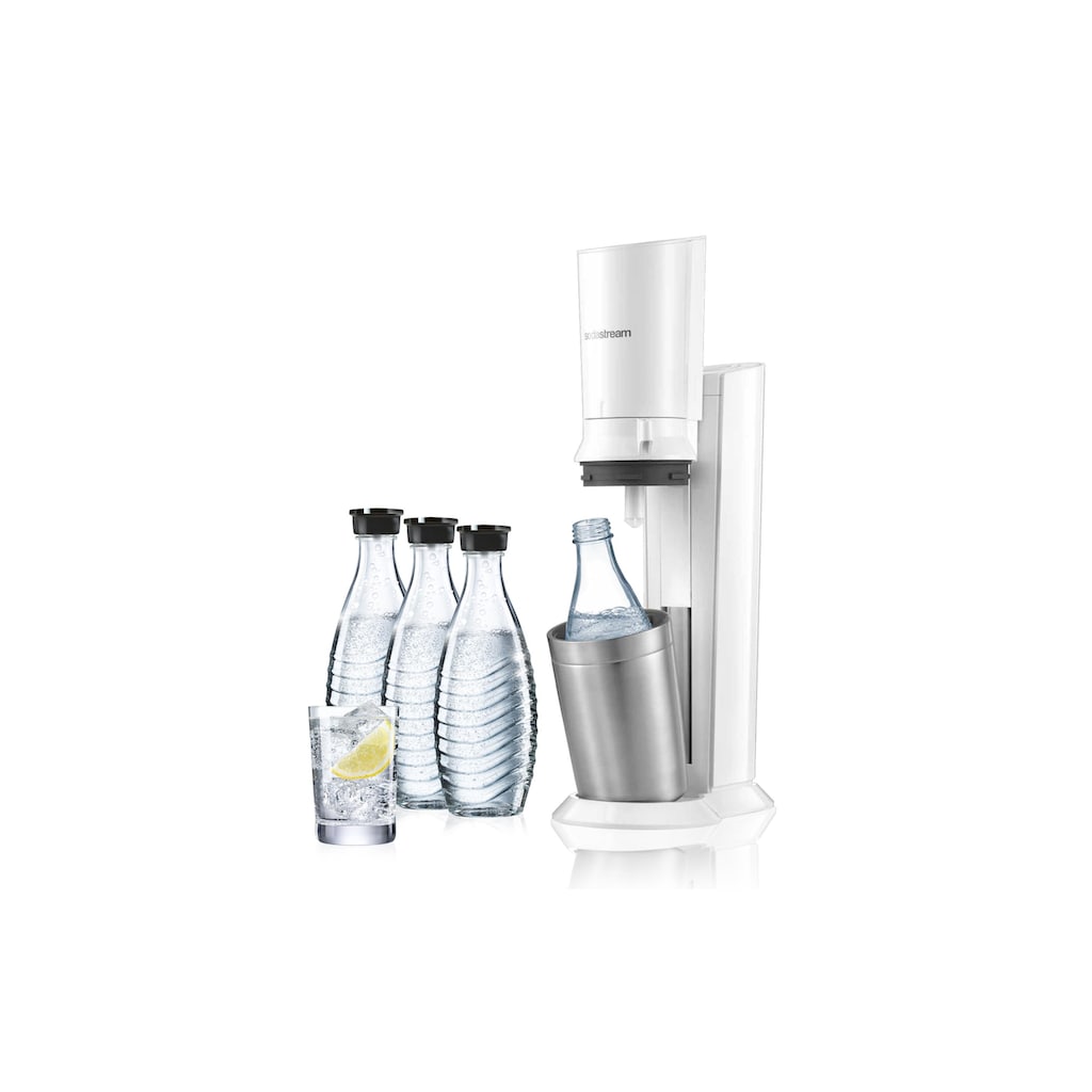SodaStream Wassersprudler »CRYSTAL Megapack«, (Set, 5 tlg.)