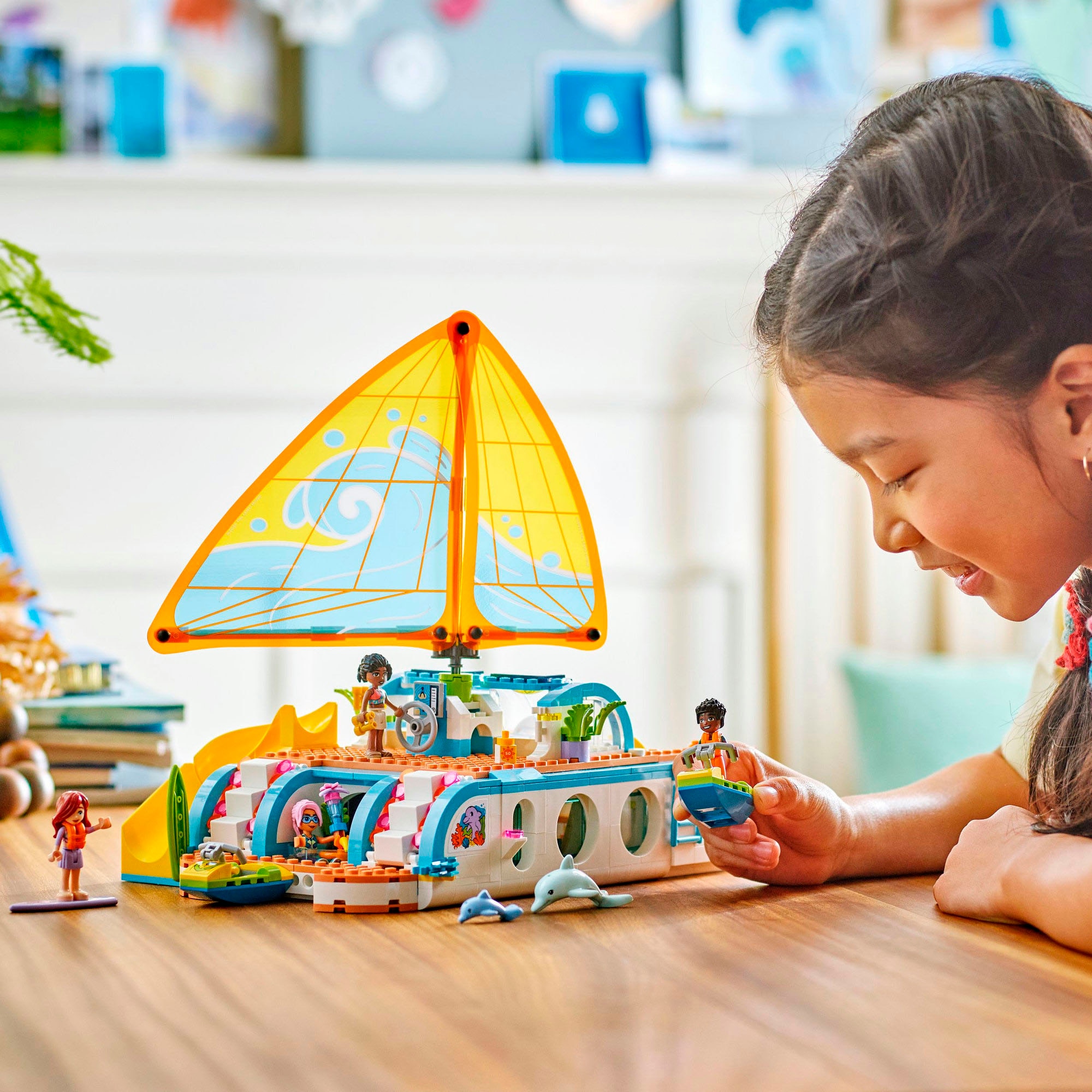 LEGO® Konstruktionsspielsteine »Segelabenteuer (42664), LEGO Friends« Made in Europe