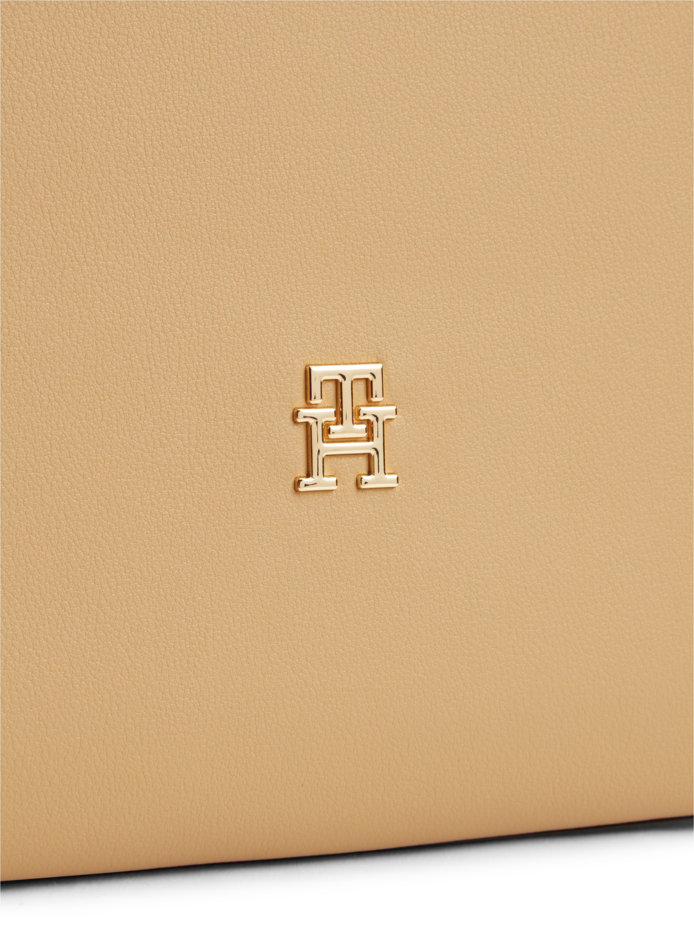Tommy Hilfiger Tragetasche »TH LOGOTAPE TOTE« Damen Shopper, Handtasche mit goldfarbenem TH-Detail