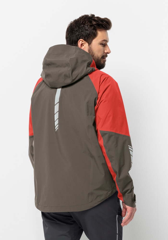 Jack Wolfskin Fahrradjacke »MOROBBIA 3L JKT M«, mit Kapuze