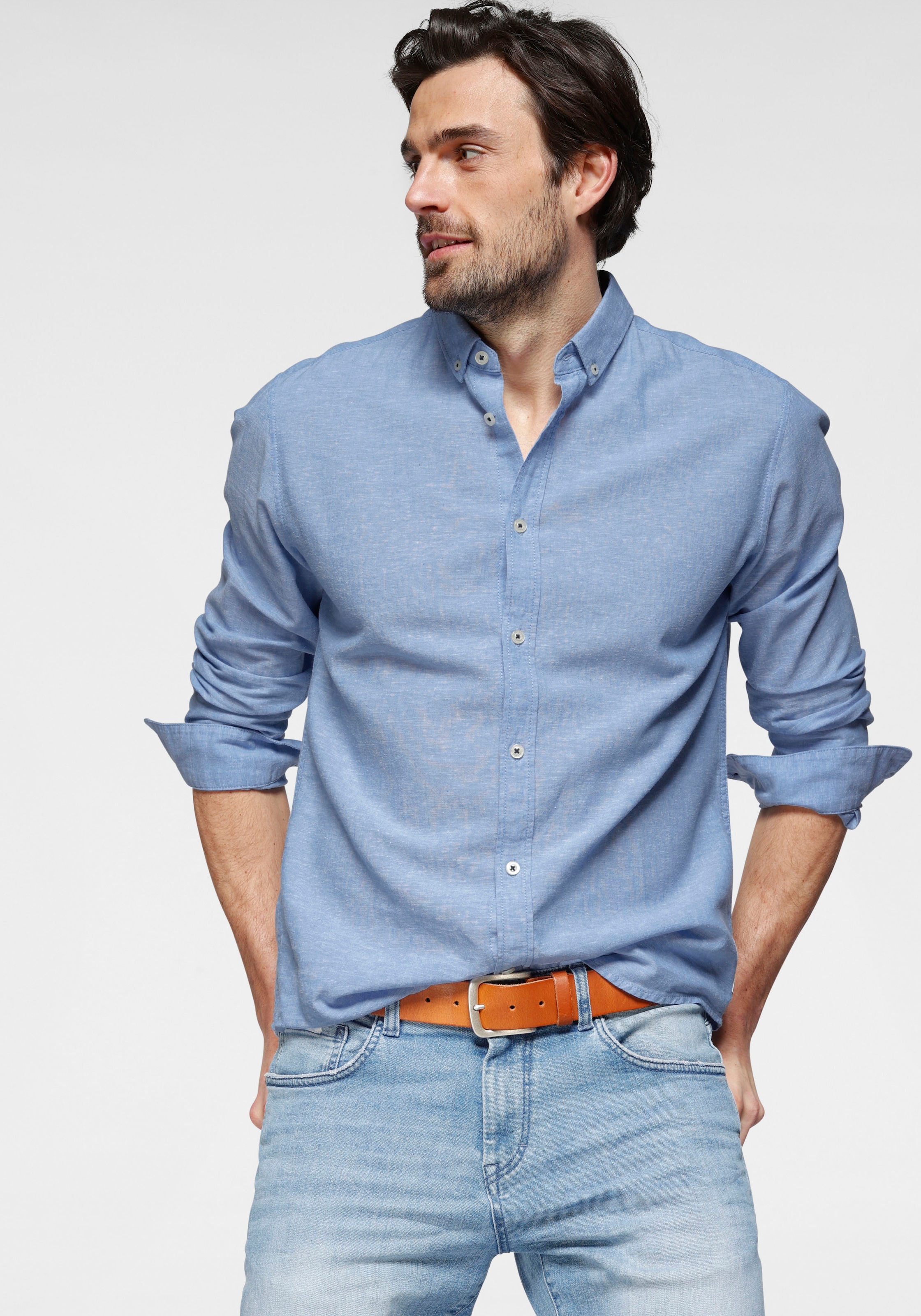 Image of TOM TAILOR Langarmhemd, für den Sommer bei Ackermann Versand Schweiz