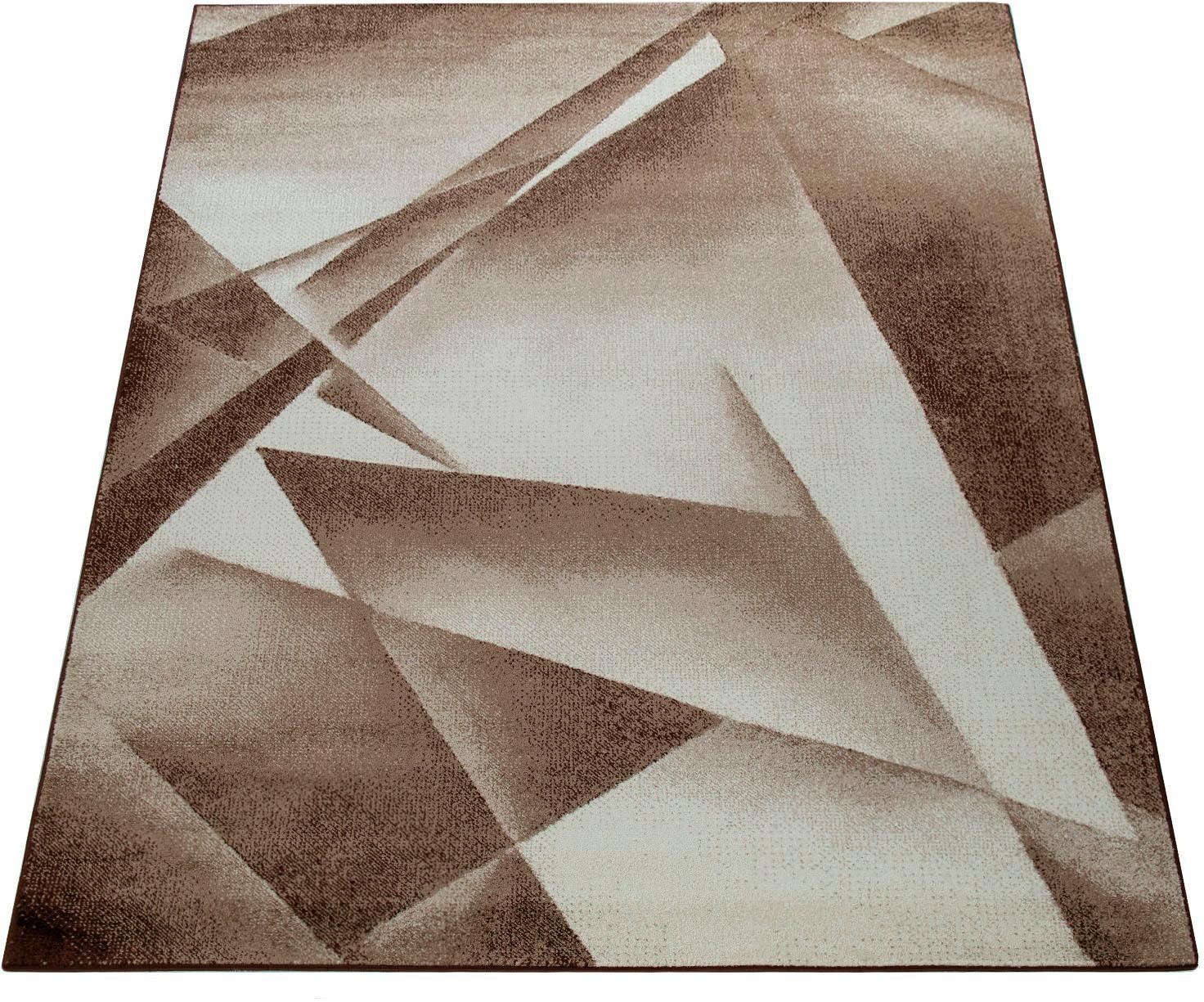 Image of Paco Home Teppich »ECE 911«, rechteckig, 14 mm Höhe, Kurzflor, modernes geometrisches Design, ideal im Wohnzimmer & Schlafzimmer bei Ackermann Versand Schweiz