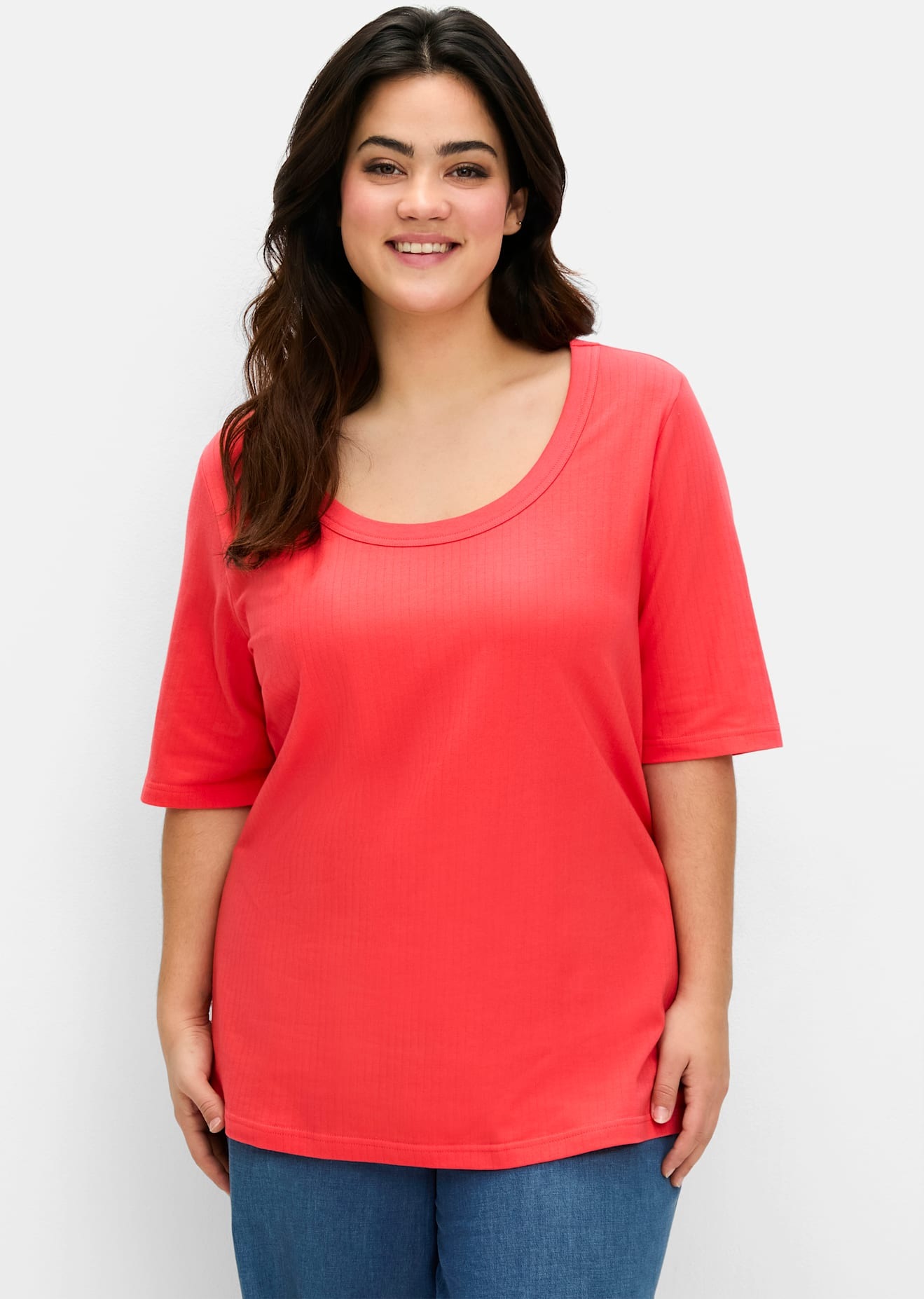 Sheego T-Shirt »T-Shirt«, (1 tlg.)