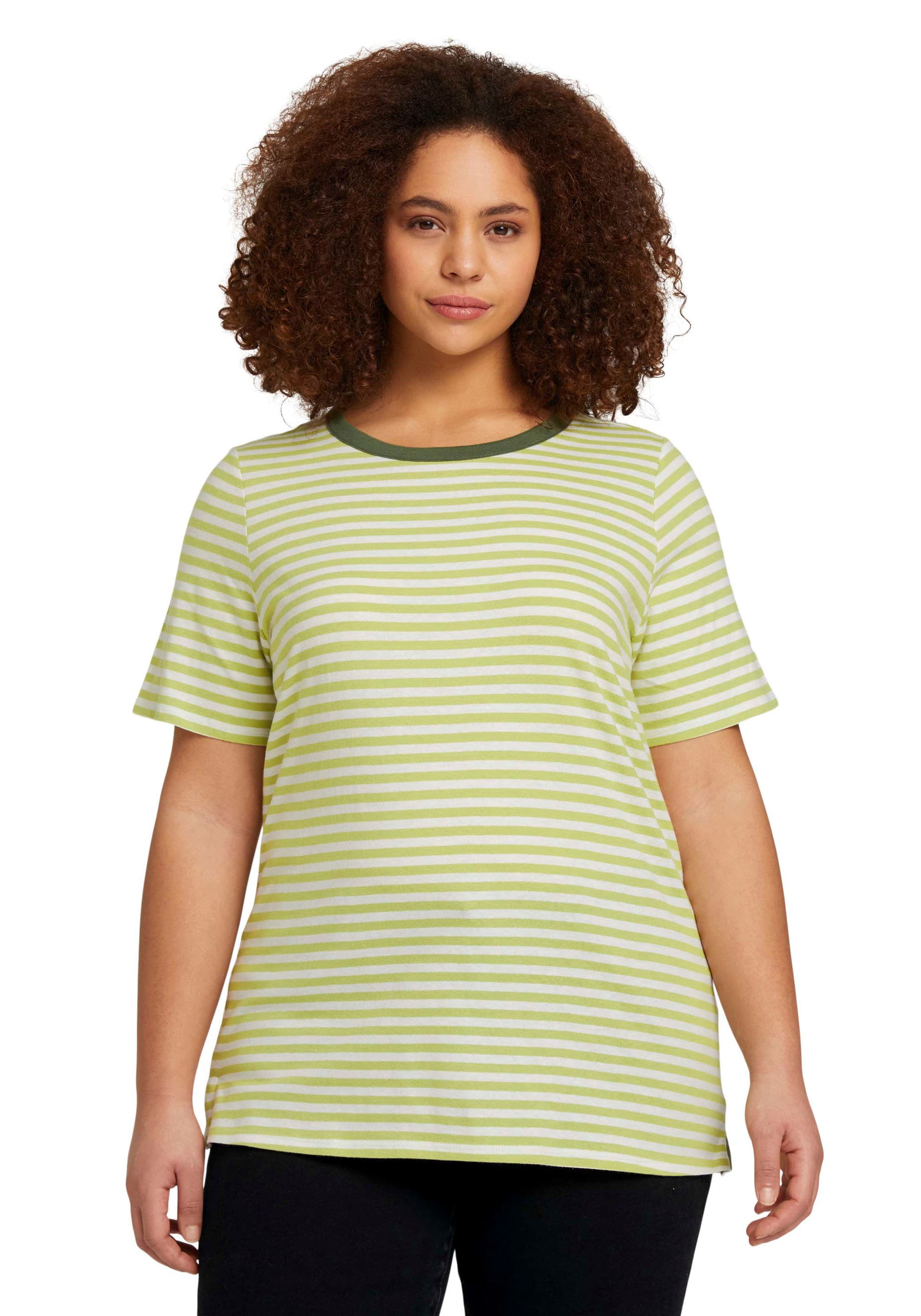 Image of TOM TAILOR PLUS T-Shirt, im süssen Ringel-Look bei Ackermann Versand Schweiz