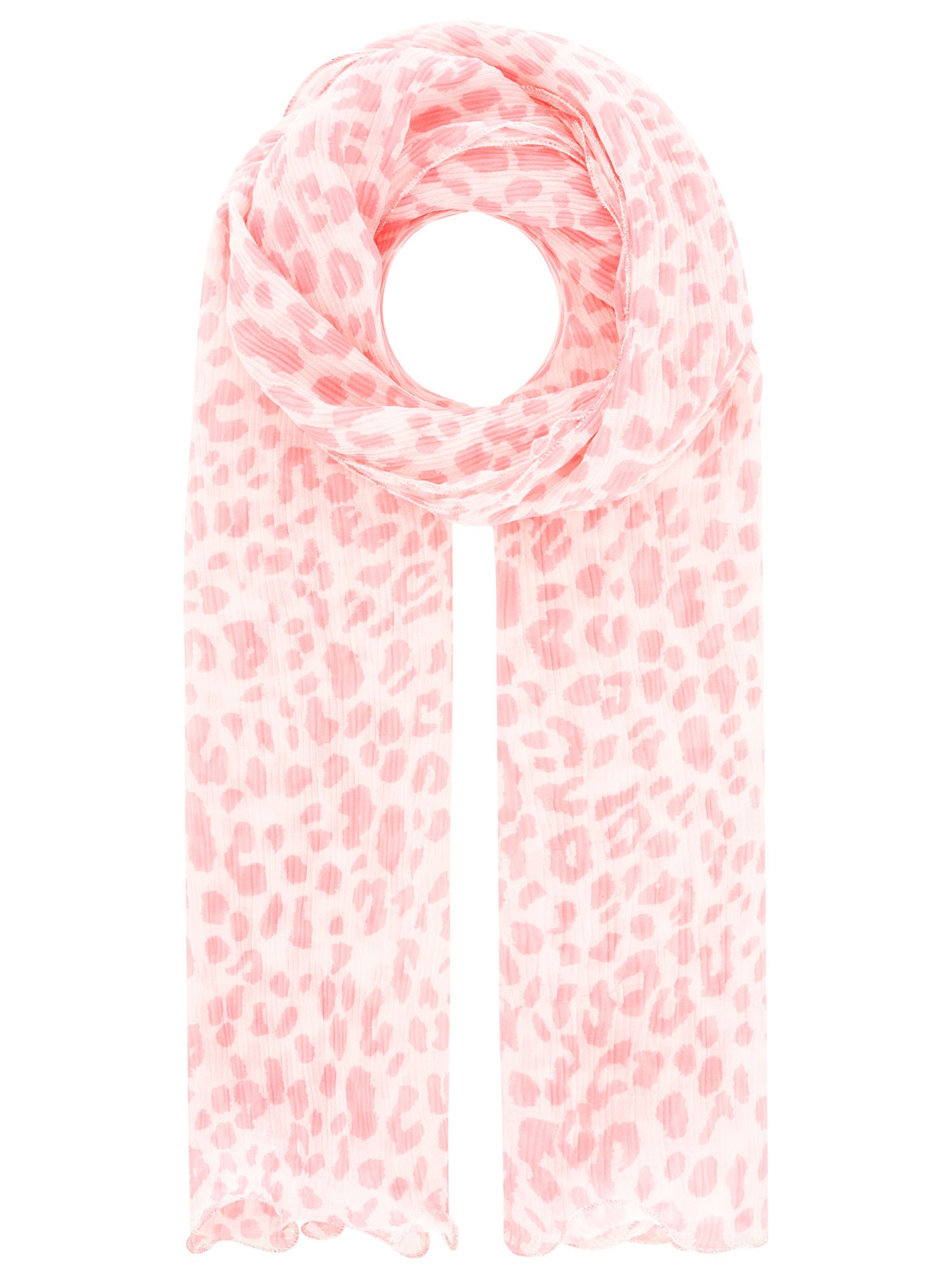 Zwillingsherz Schal »"Leo"« Leo-Muster, leichter Stoff