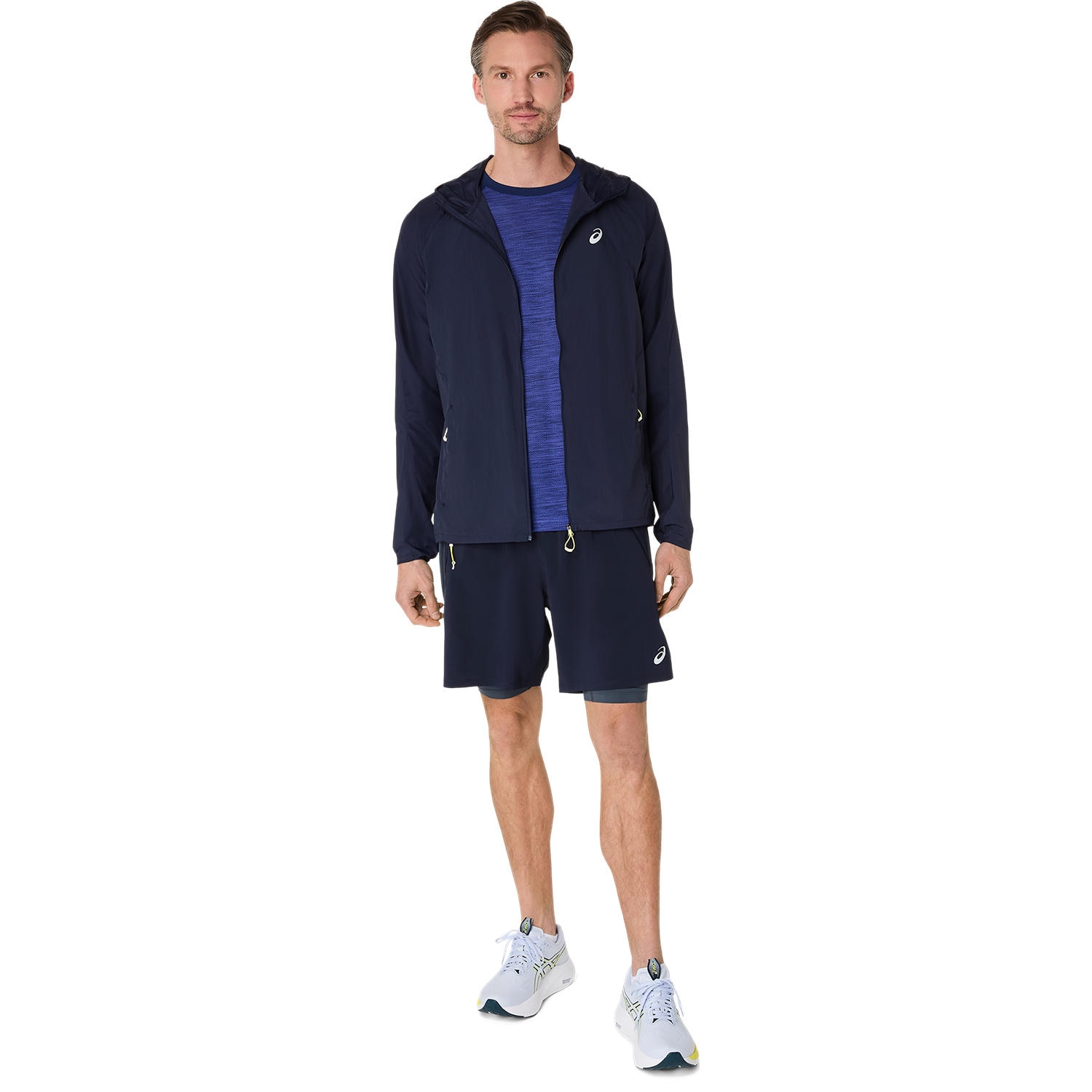 Asics Laufjacke »ROAD PACKABLE JACKET«, mit Kapuze