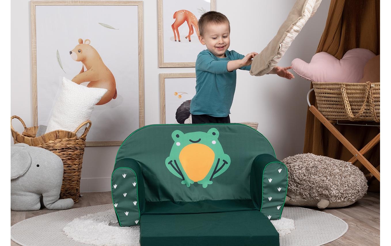 Knorrtoys® Kindersofa »Green frog«