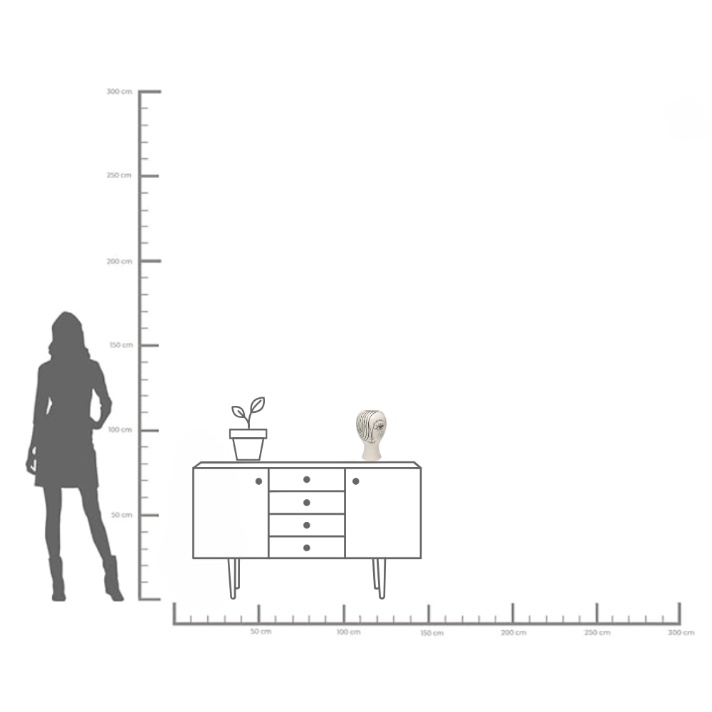 Kare Design Vase de table »Vase Favola Lady 30cm«