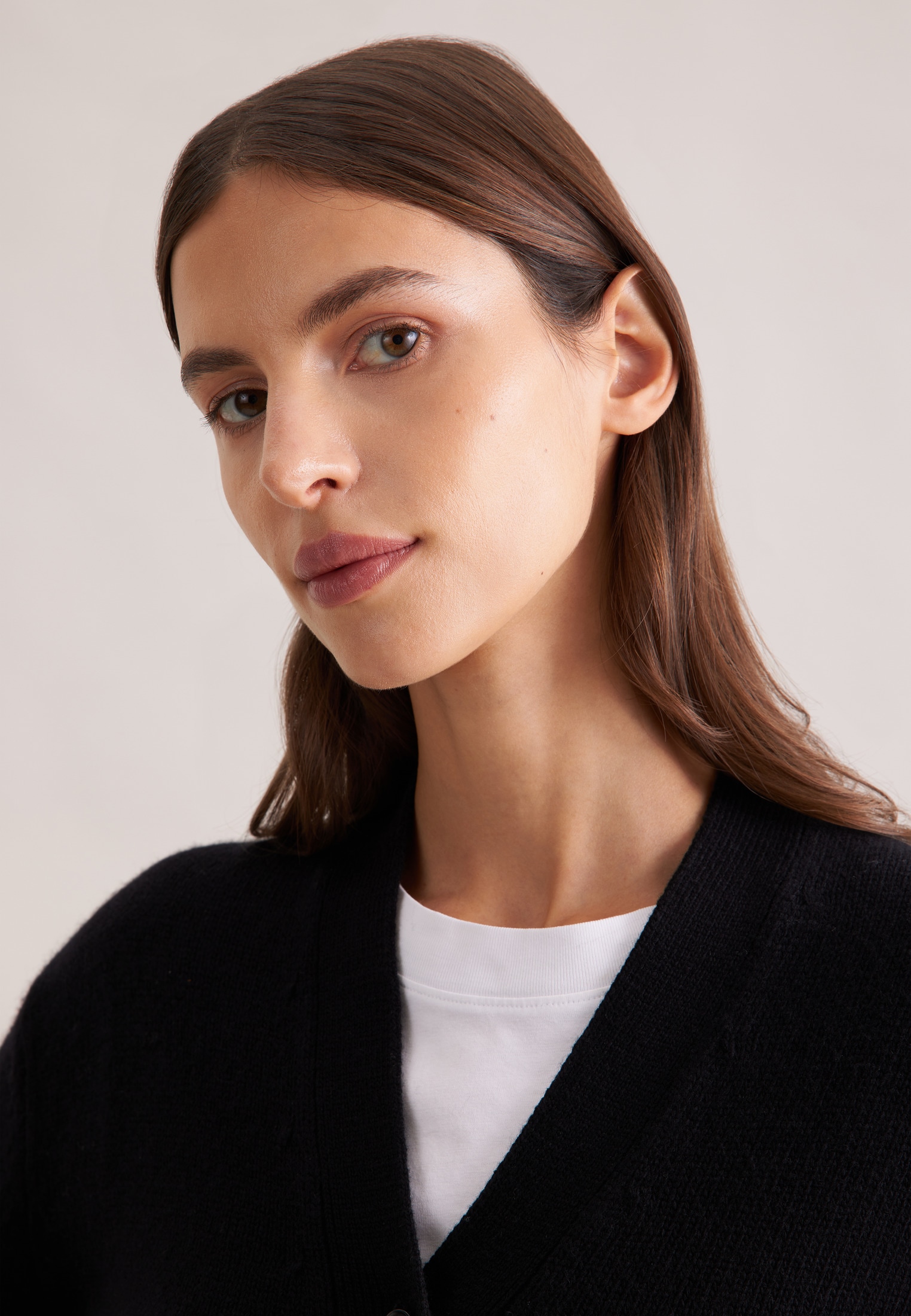 seidensticker Veste en tricot 1/1 V-Neck