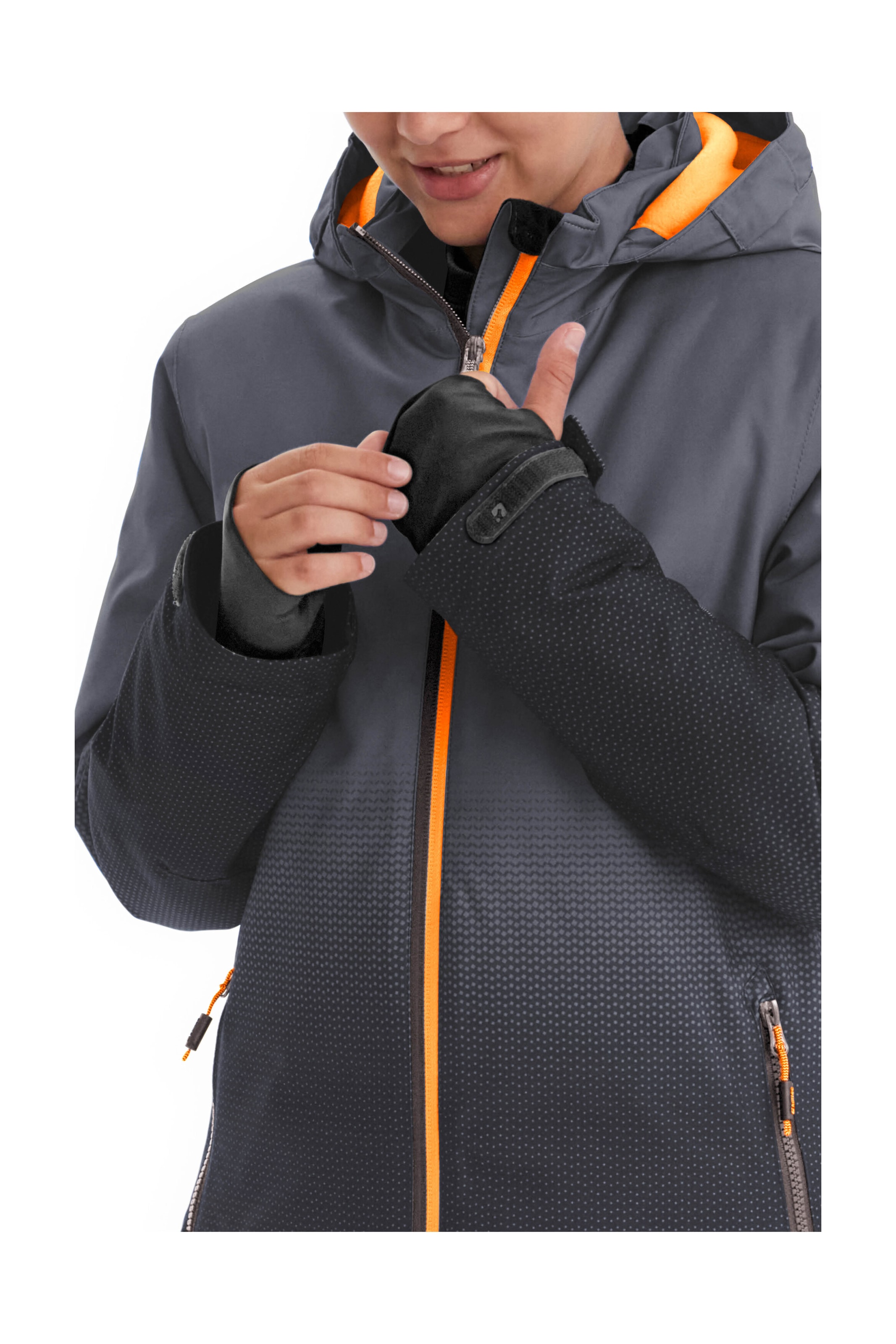 Killtec Veste d'extérieur »Lynge BYS JCKT E« Wasserdichte Funktionsjacke mit Schneefang und coolem Design