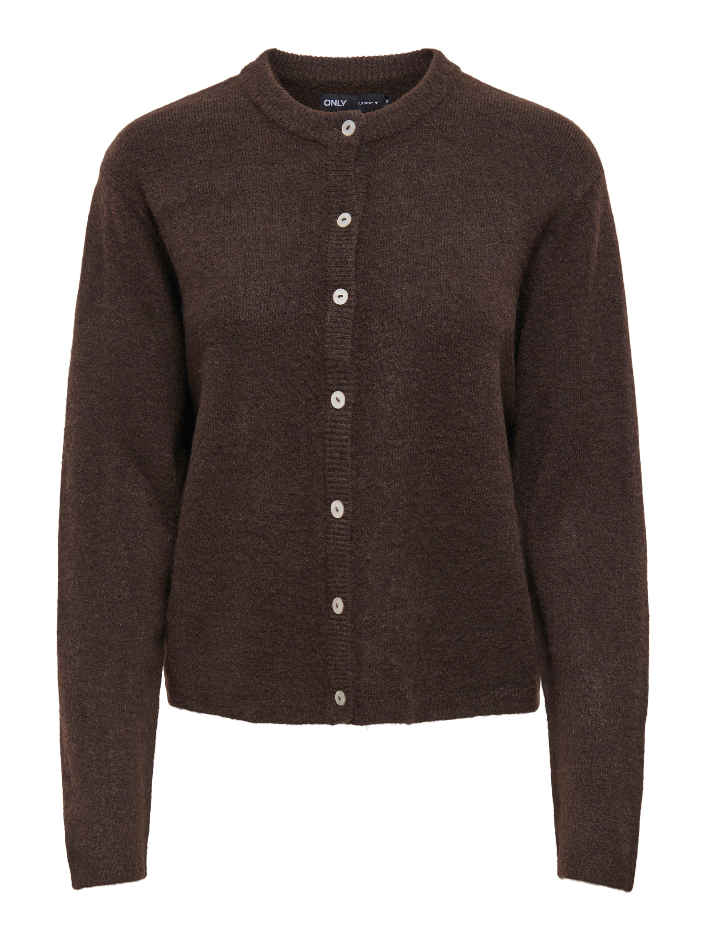 ONLY Strickjacke »ONLSIMONI L/S O-NECK CARDIGAN KNT NOOS« Materialmix, relaxed fit